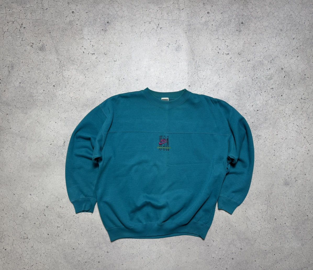 Nike Nike Vintage 80’s USA Center Logo Sweatshirt Size L Size US L / EU 52-54 / 3 - 1 Thumbnail