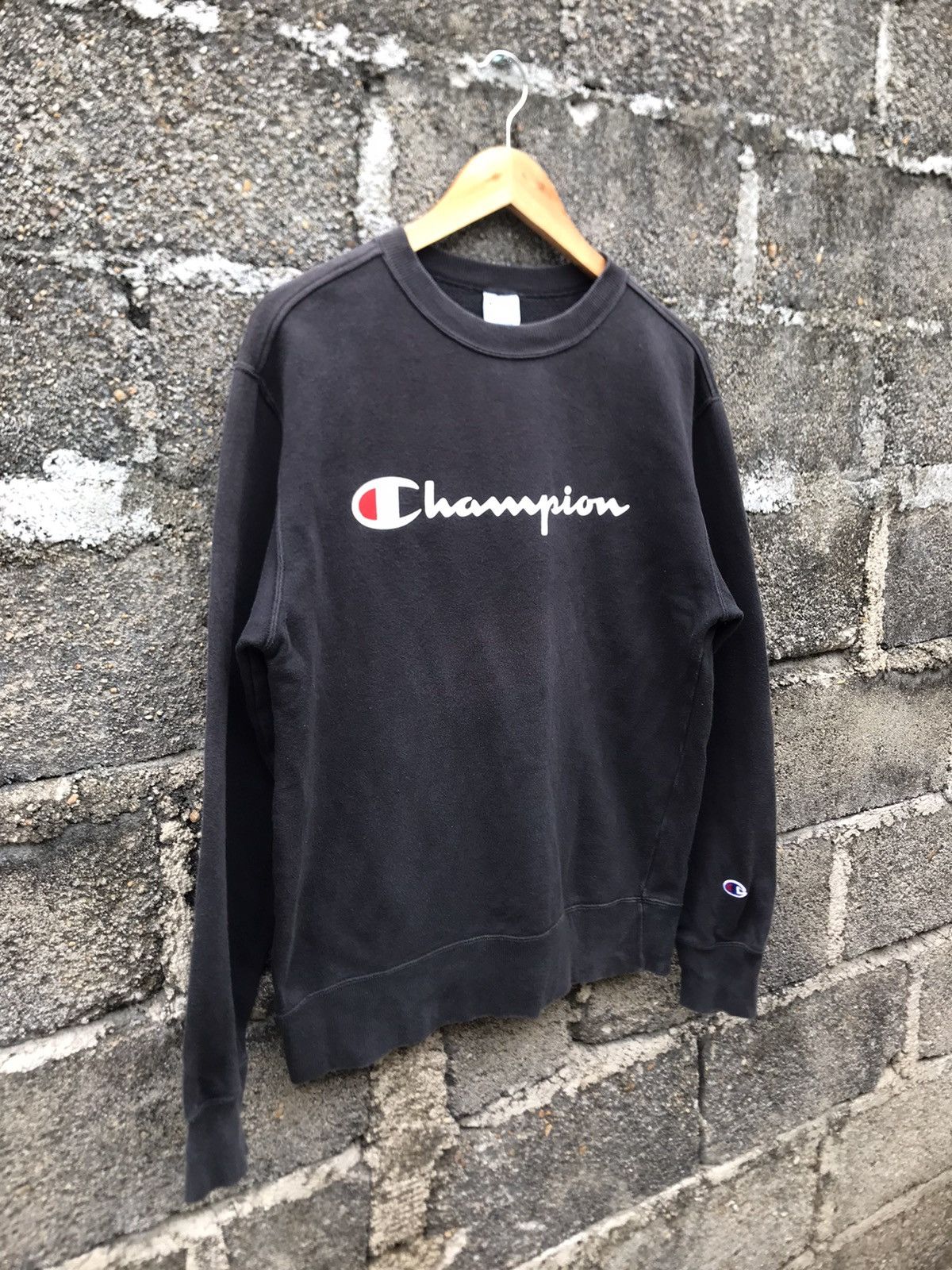 Champion × Vintage Vintage Champion Sun Faded Sweatshirt Size US M / EU 48-50 / 2 - 2 Thumbnail