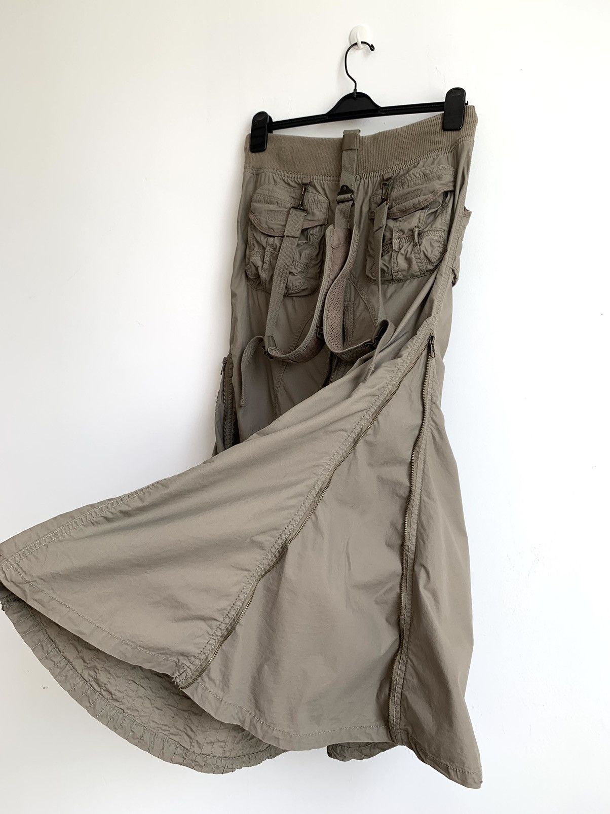 Japanese Brand GOA Flared Zipper Skirt Suspender Size 30" / US 8 / IT 44 - 9 Thumbnail
