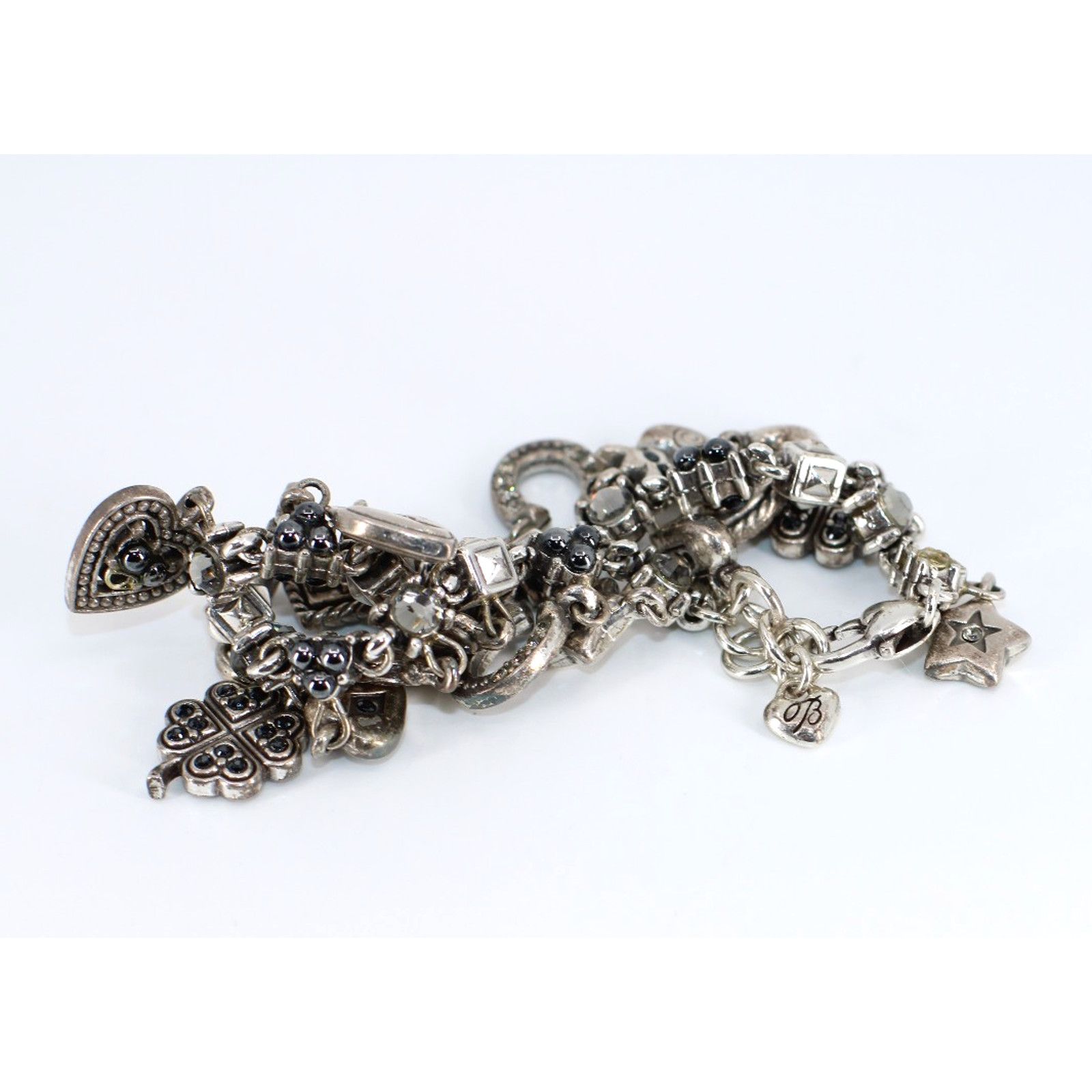 Brighton BRIGHTON Survivor Statement Chunky Chain Heal Charm Bracelet Size ONE SIZE - 6 Thumbnail