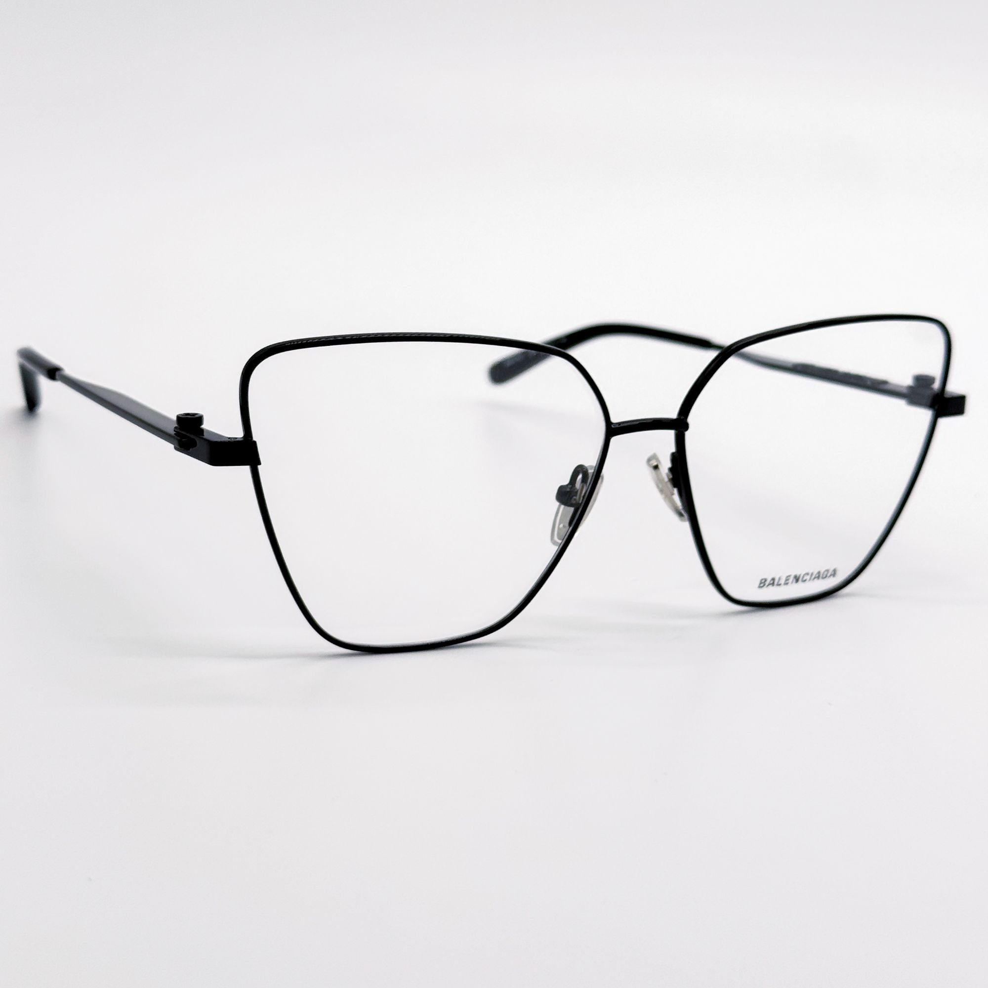 Balenciaga NEW BALENCIAGA EYEGLASSES BB0170O 003 CAT EYE BLACK WOMEN EY Size ONE SIZE - 2 Thumbnail