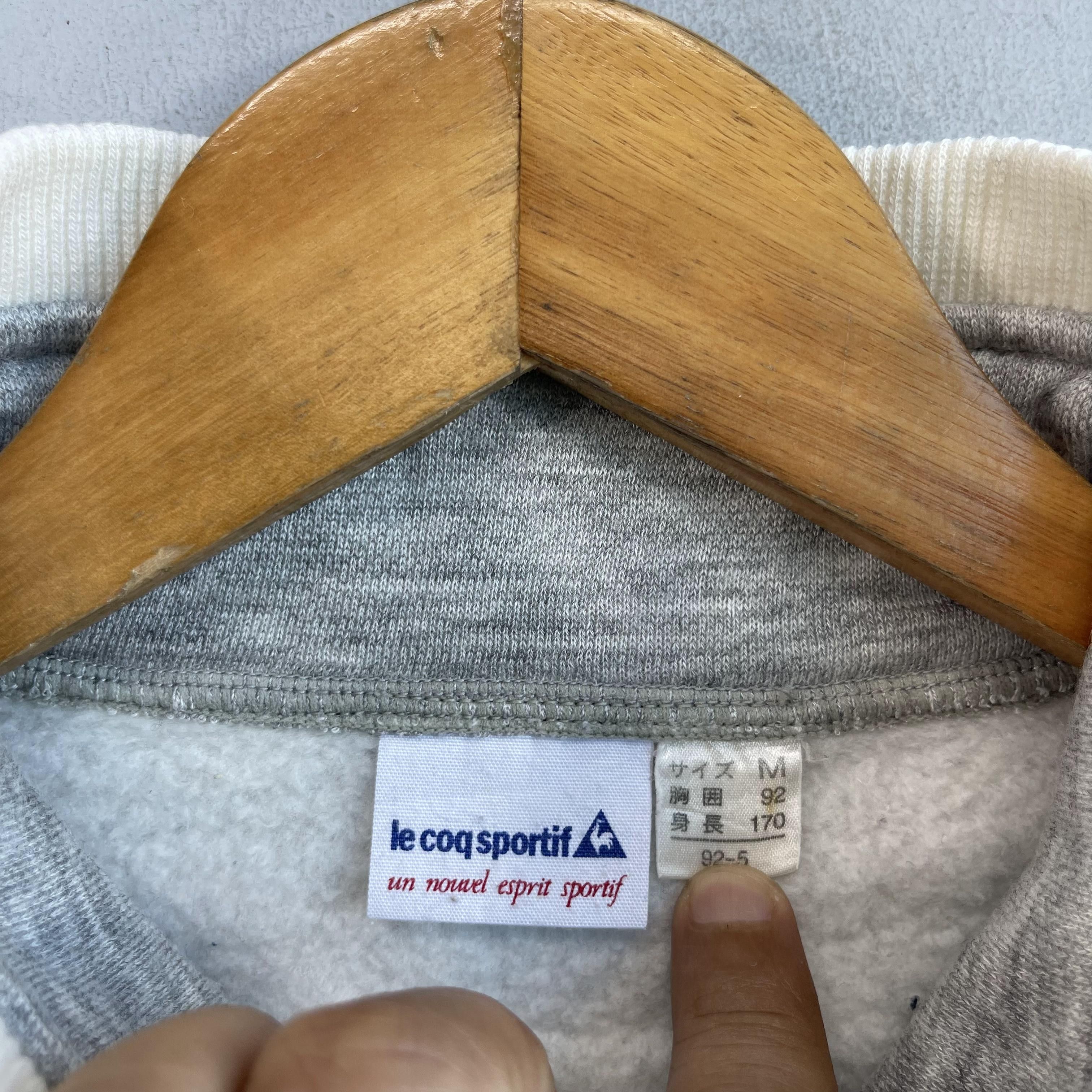 Le Coq Sportif × Vintage LE COQ SPORTIF Spellout Embroidery Half Zipper Sweatshirt Size US M / EU 48-50 / 2 - 4 Thumbnail