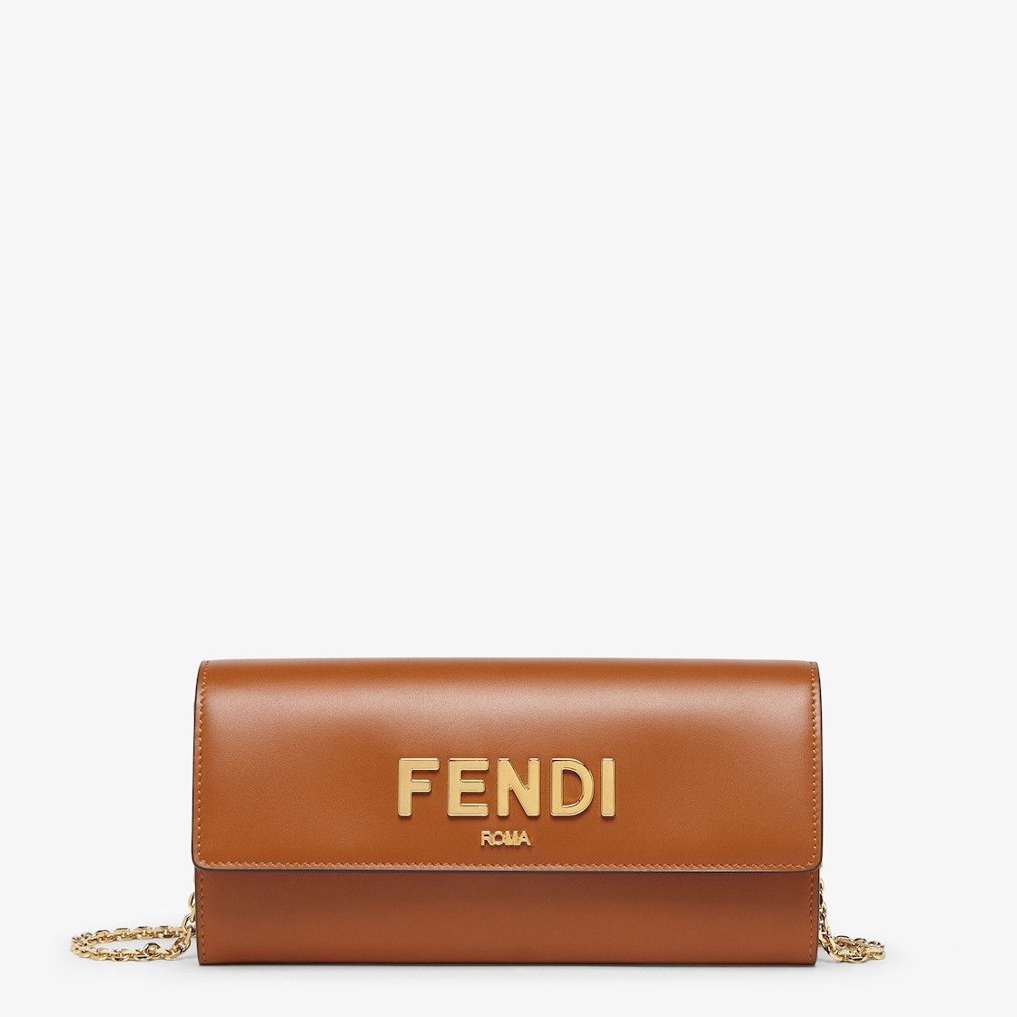 Fendi o1s1wg111224 Size: OS / Roma Wallet in Brown Size ONE SIZE - 1 Thumbnail
