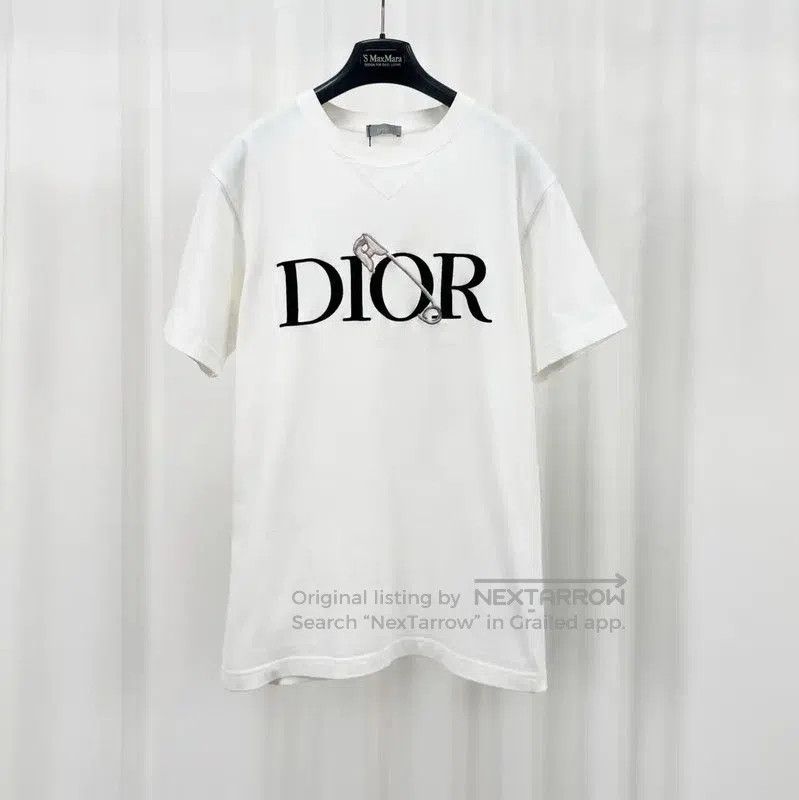 Dior Dior Summer White Embroidered Logo T-Shirt . Size US XS / EU 42 / 0 - 1 Thumbnail