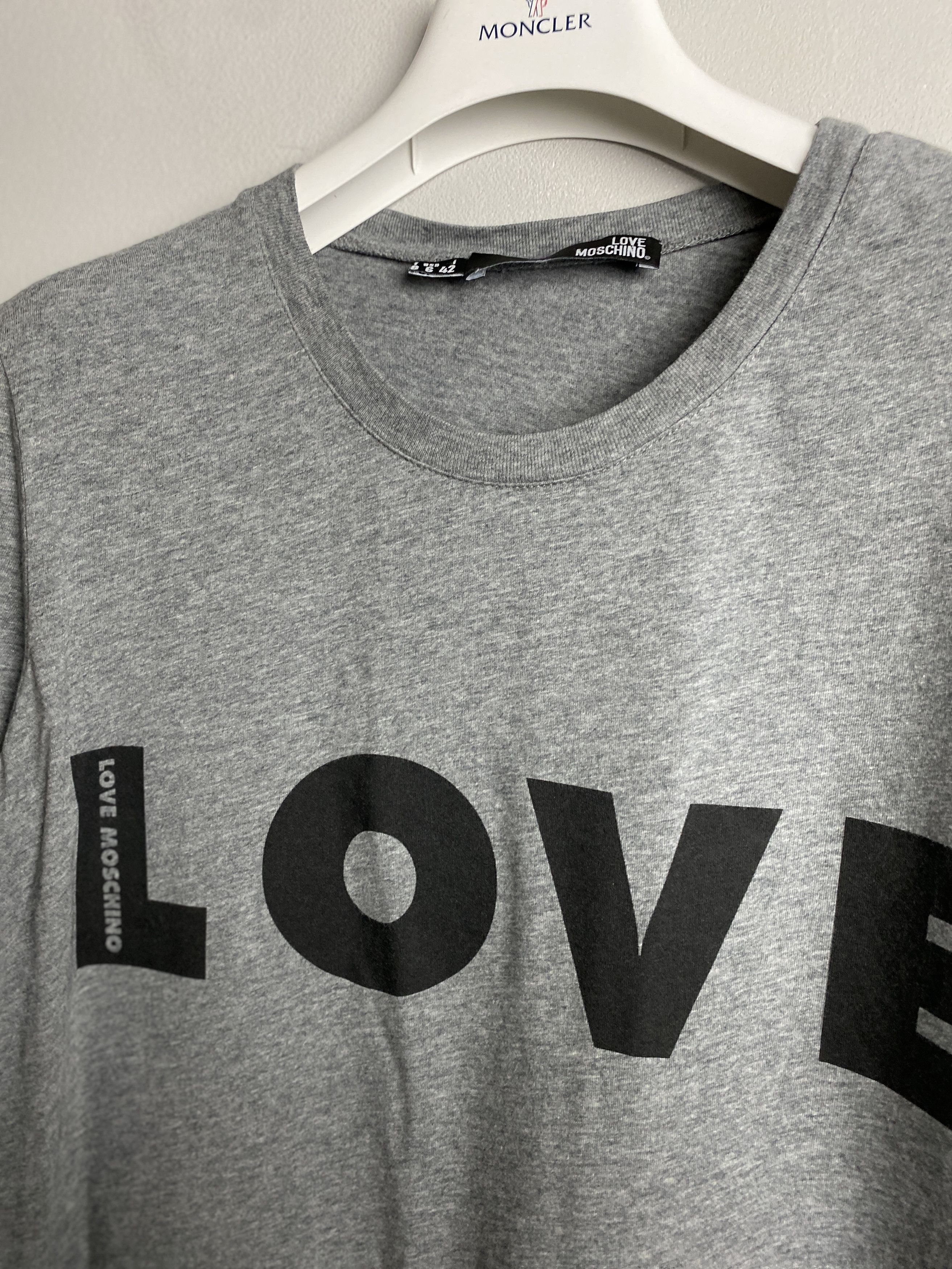 Love Moschino Love Moschino big logo printed t-shirt tee Size M / US 6-8 / IT 42-44 - 2 Thumbnail