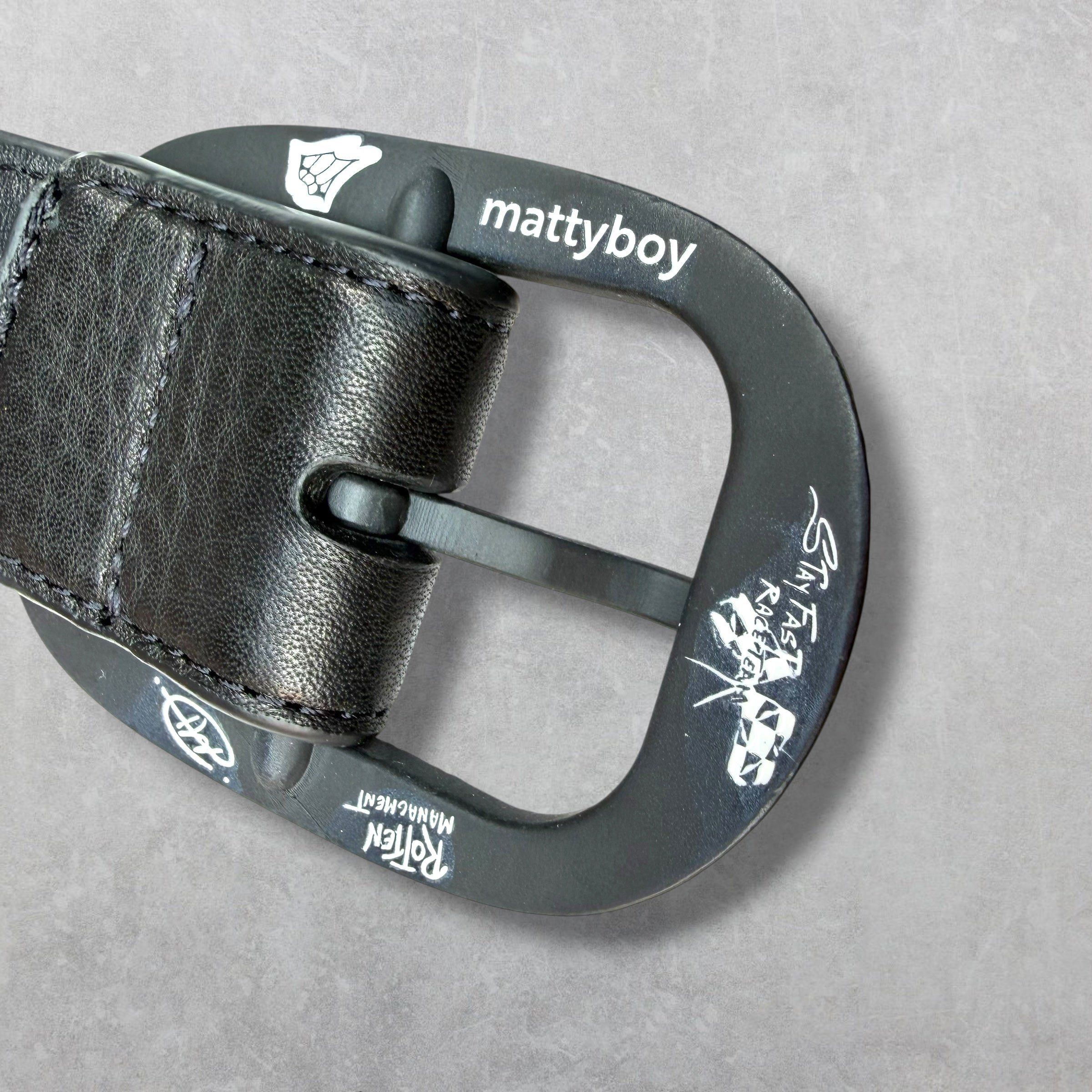 Matty Boy Matty Boy Anti Promo 99 Eyes Heart Belt 32 Size 32 - 6 Thumbnail