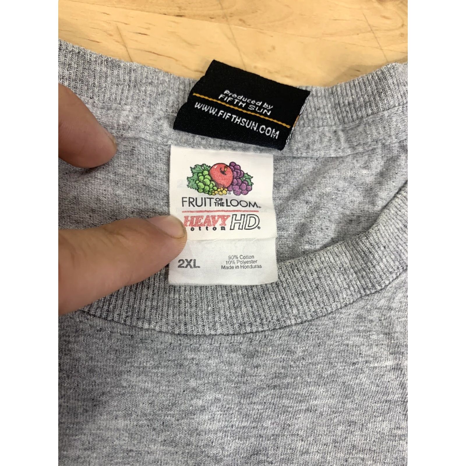 Fruit Of The Loom VINTAGE Fruit Of The Loom Fifth Sun Off Roading Truck T-Shirt 2XL Mens Black Crew Neck Short Sleeve Size US XXL / EU 58 / 5 - 3 Thumbnail