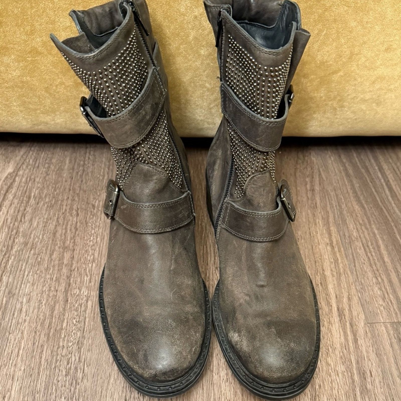 Other PAUL Green studded Stylish Brown Ankle Boots 8 Size US 8 / IT 38 - 6 Thumbnail