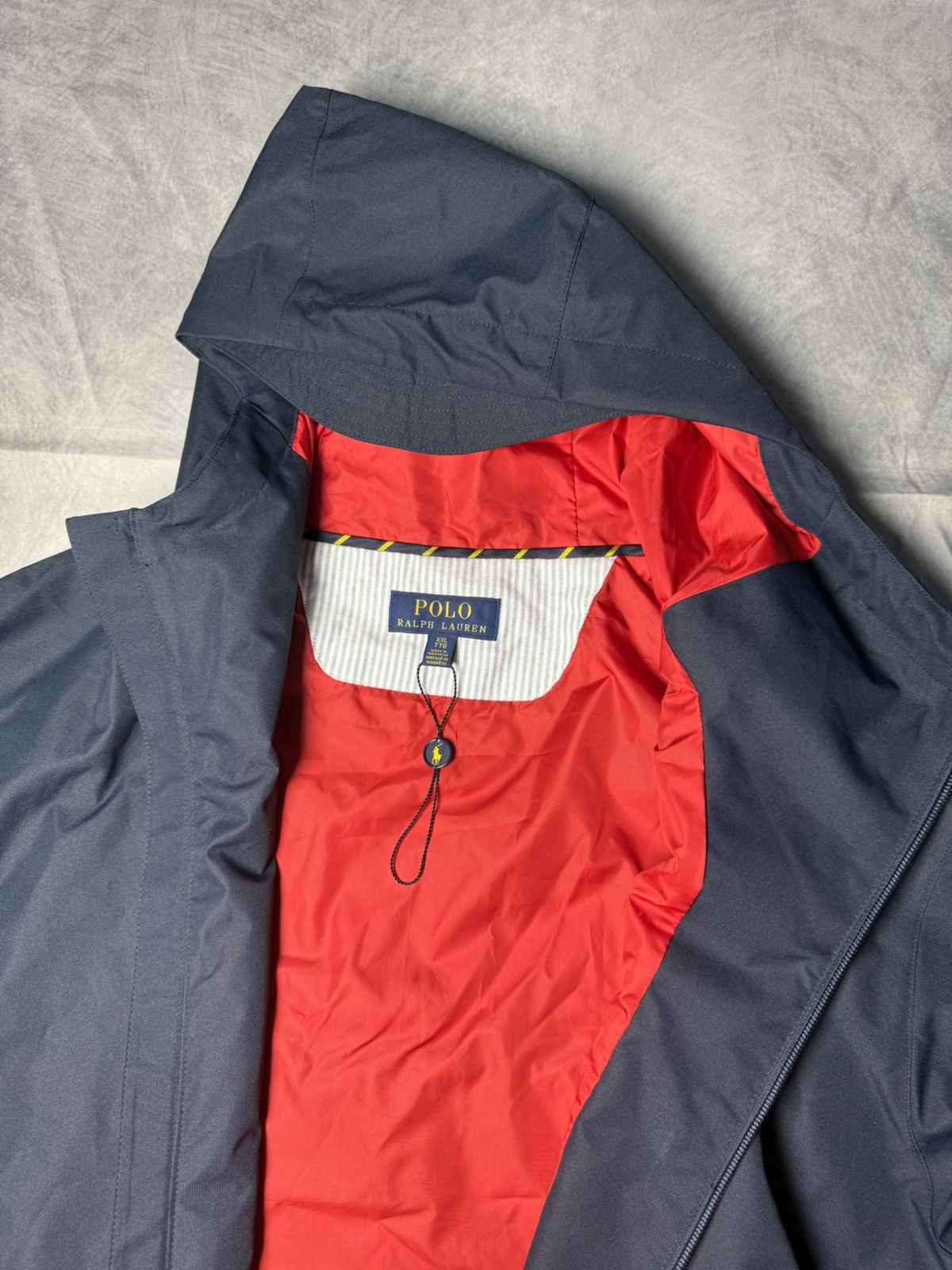 Polo Ralph Lauren × Ralph Lauren Polo Ralph Lauren Men Full Zip Hooded Water Repellent Jacket Size US XXL / EU 58 / 5 - 6 Thumbnail