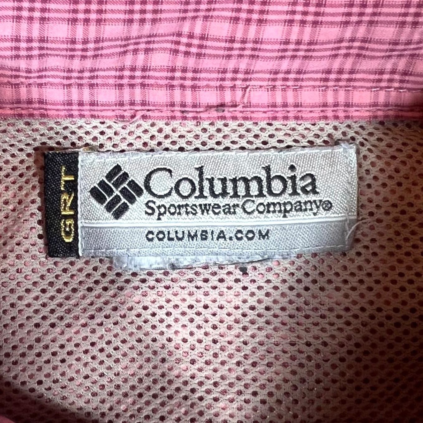 Vintage Columbia GRT Rugged Trekking Pink Check Long Sleeve Shirt Women's Medium Size M / US 6-8 / IT 42-44 - 4 Thumbnail