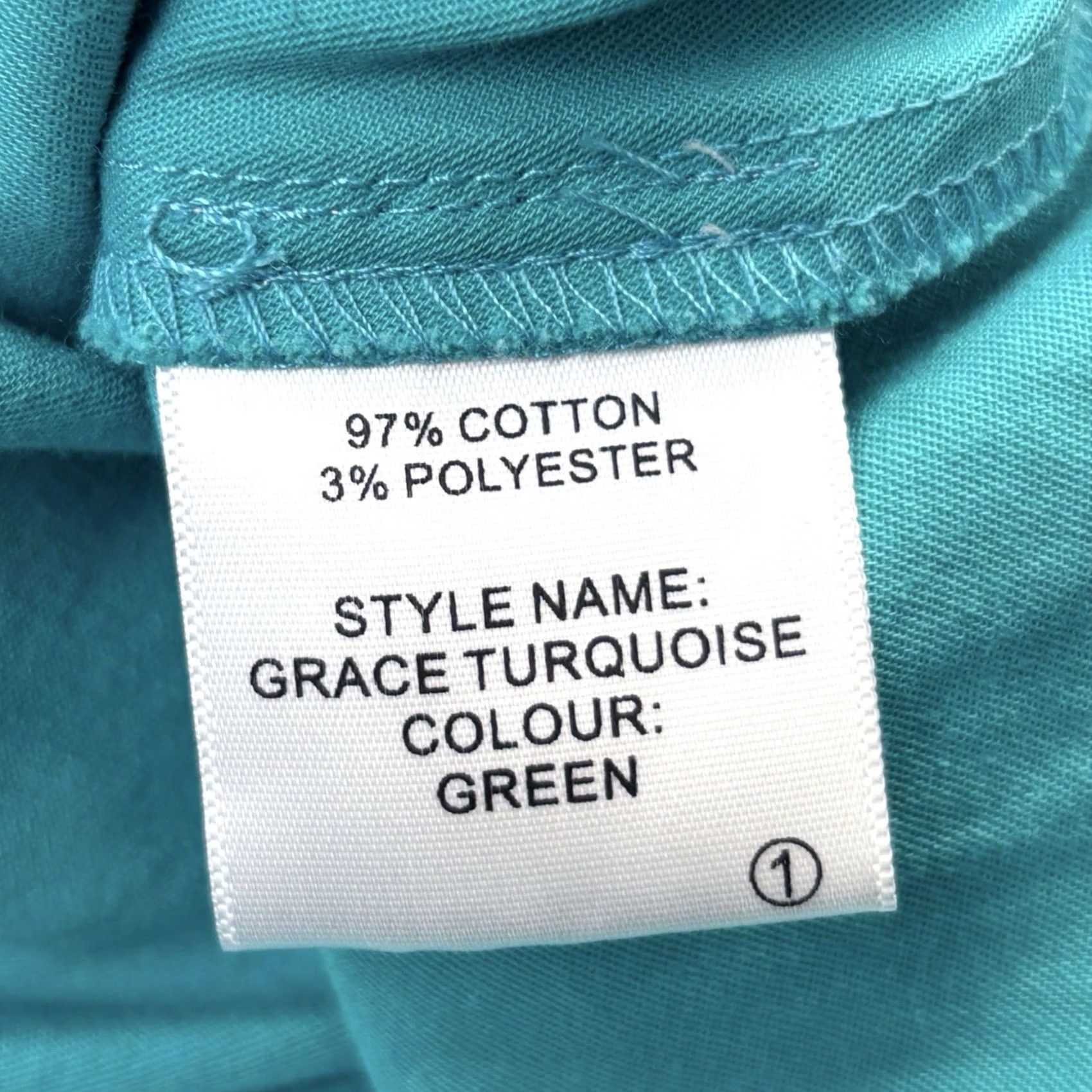 Vintage Lindy Bop Dress Retro Vintage style Turquoise Green Midi Sleeveless Zip Party Wedding Casual UK 18 Womens Size XXL / US 16-18 / IT 52-54 - 6 Thumbnail