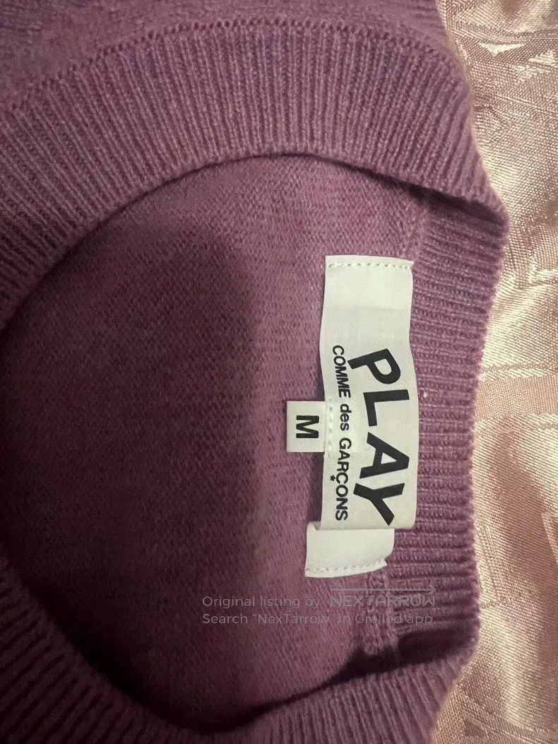 Comme des Garcons Comme Des Garcons Knitted Cardigan, Purple Size M / US 6-8 / IT 42-44 - 3 Thumbnail