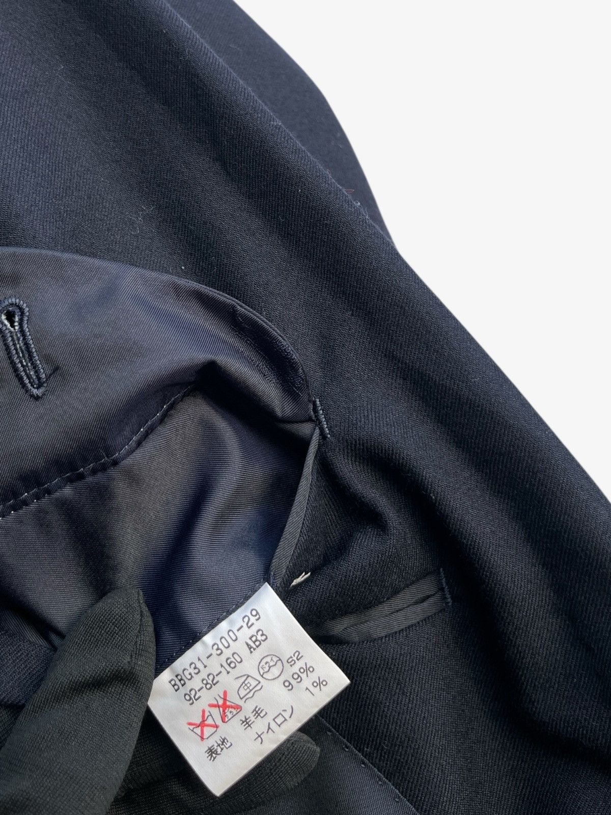 Burberry Burberrys Navy Double Breasted Tasmania Wool Golden Buttons Size US S / EU 44-46 / 1 - 13 Thumbnail