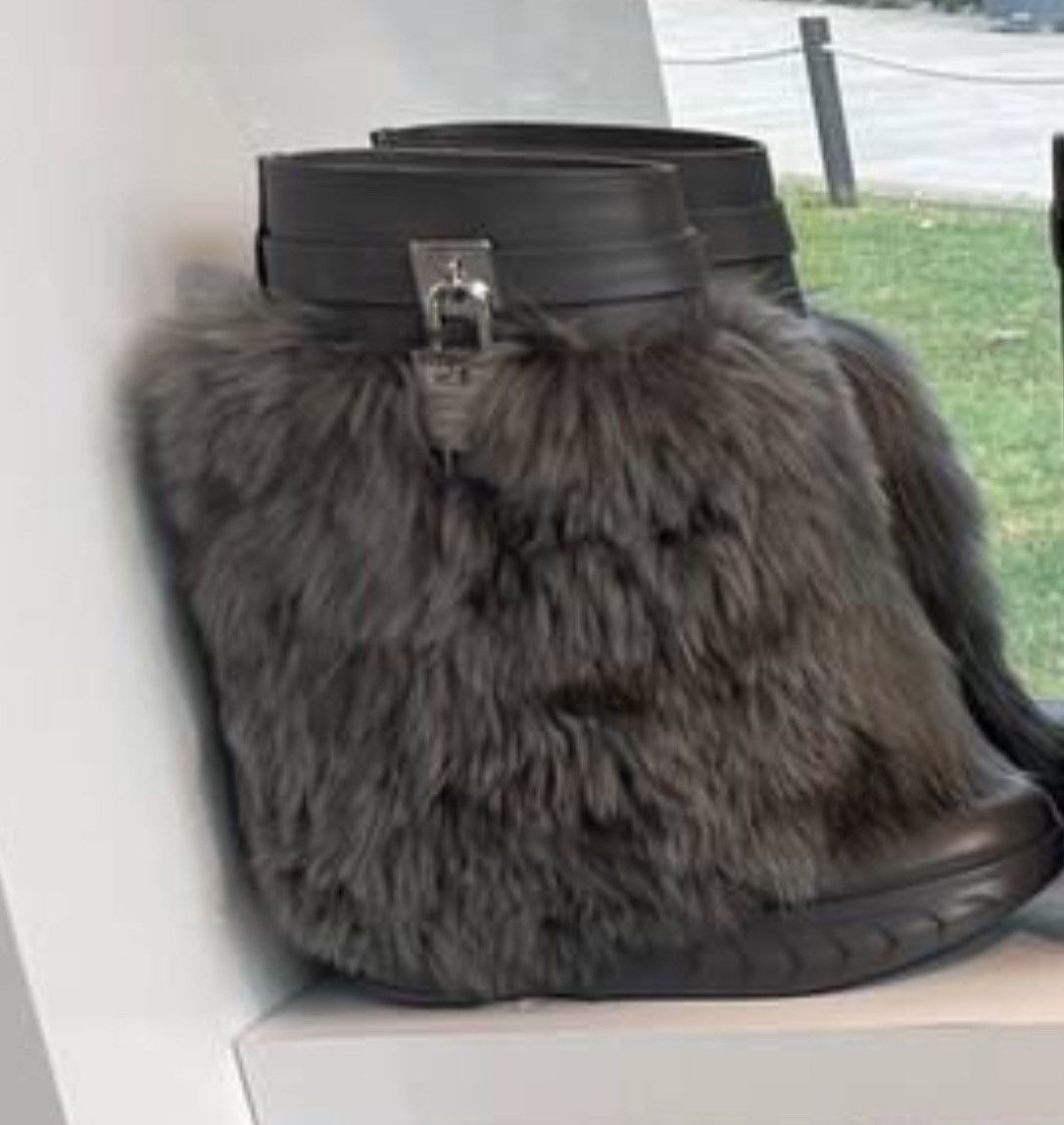 Givenchy o1srvl11e0525 Shark Lock Ankle Boots Biker Low Wedge Size US 11 / IT 41 - 1 Preview