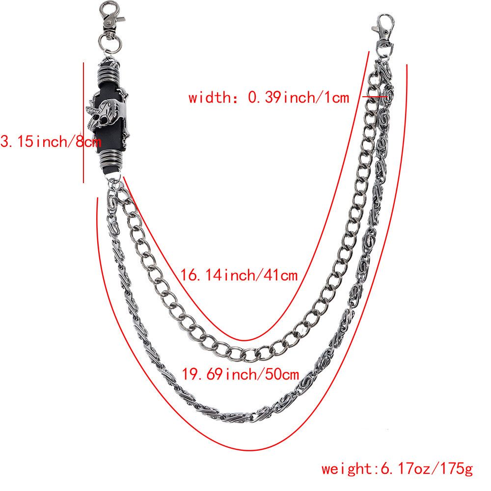 Other Halloween Skull Pants Chain Size ONE SIZE - 6 Thumbnail