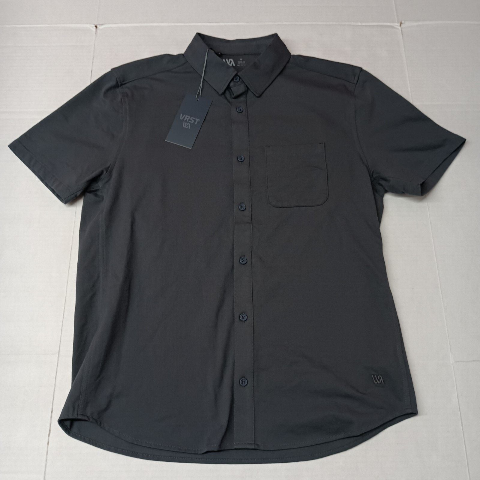 Other VRST Refined Knit Button Up Shirt Men's Size M Charcoal Size US M / EU 48-50 / 2 - 1 Thumbnail