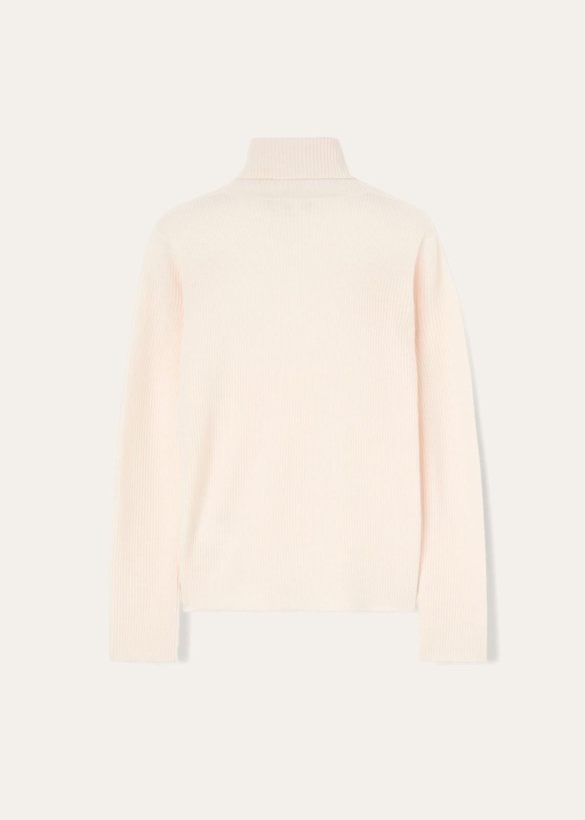 Loro Piana o1srvl11e0824 Taupo Turtleneck Sweater in Light Pink Size XS / US 0-2 / IT 36-38 - 2 Thumbnail