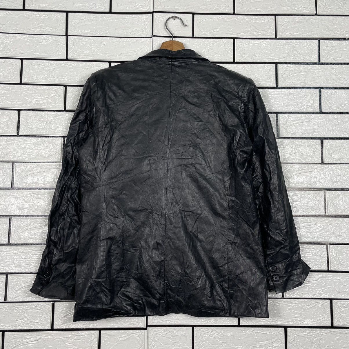 Japanese Brand C'est Chouette Leather Jacket Size M / US 6-8 / IT 42-44 - 7 Thumbnail