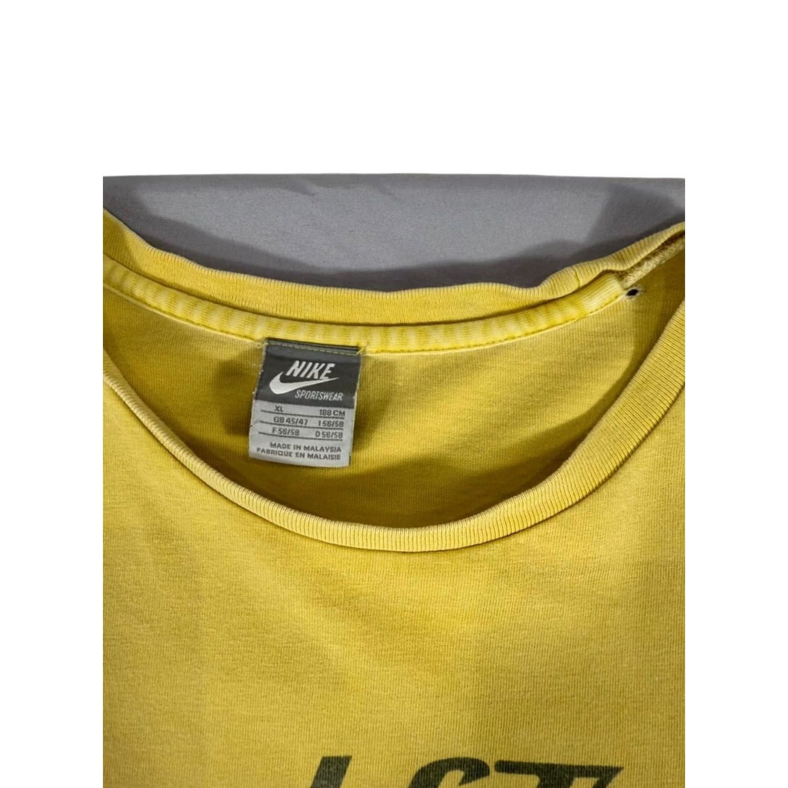 Nike Nike Men’s XL Yellow Track & Field Cotton T-Shirt XL Size US XL / EU 56 / 4 - 3 Thumbnail