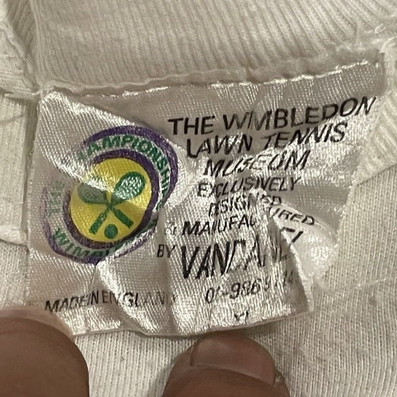 Vintage Rare Vintage 90's Winbledon ATP Tennis Sport Tee Size US L / EU 52-54 / 3 - 5 Thumbnail