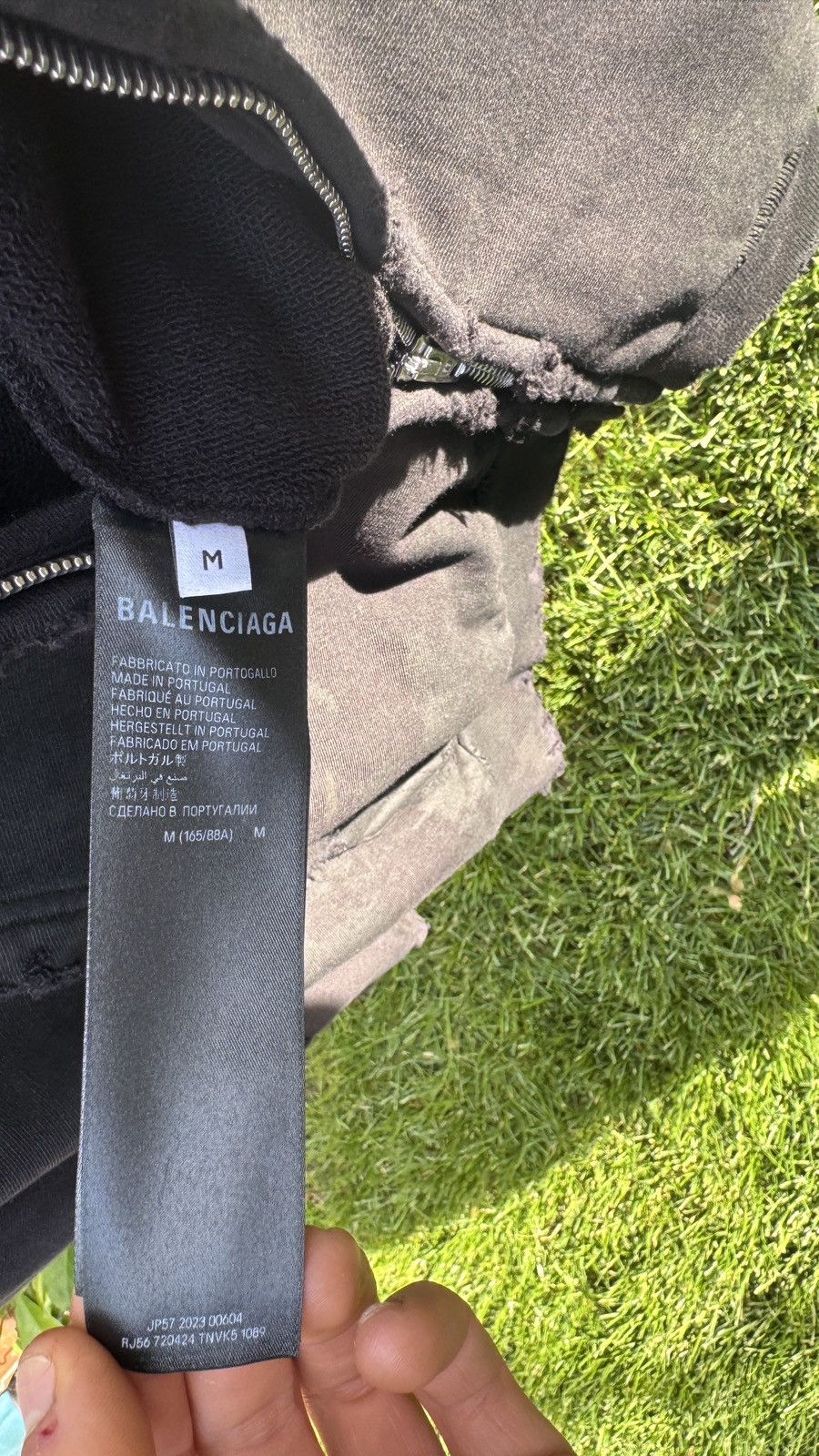 Balenciaga Balenciaga Winter22 Gaffer Zip Hoodie Size US M / EU 48-50 / 2 - 5 Thumbnail