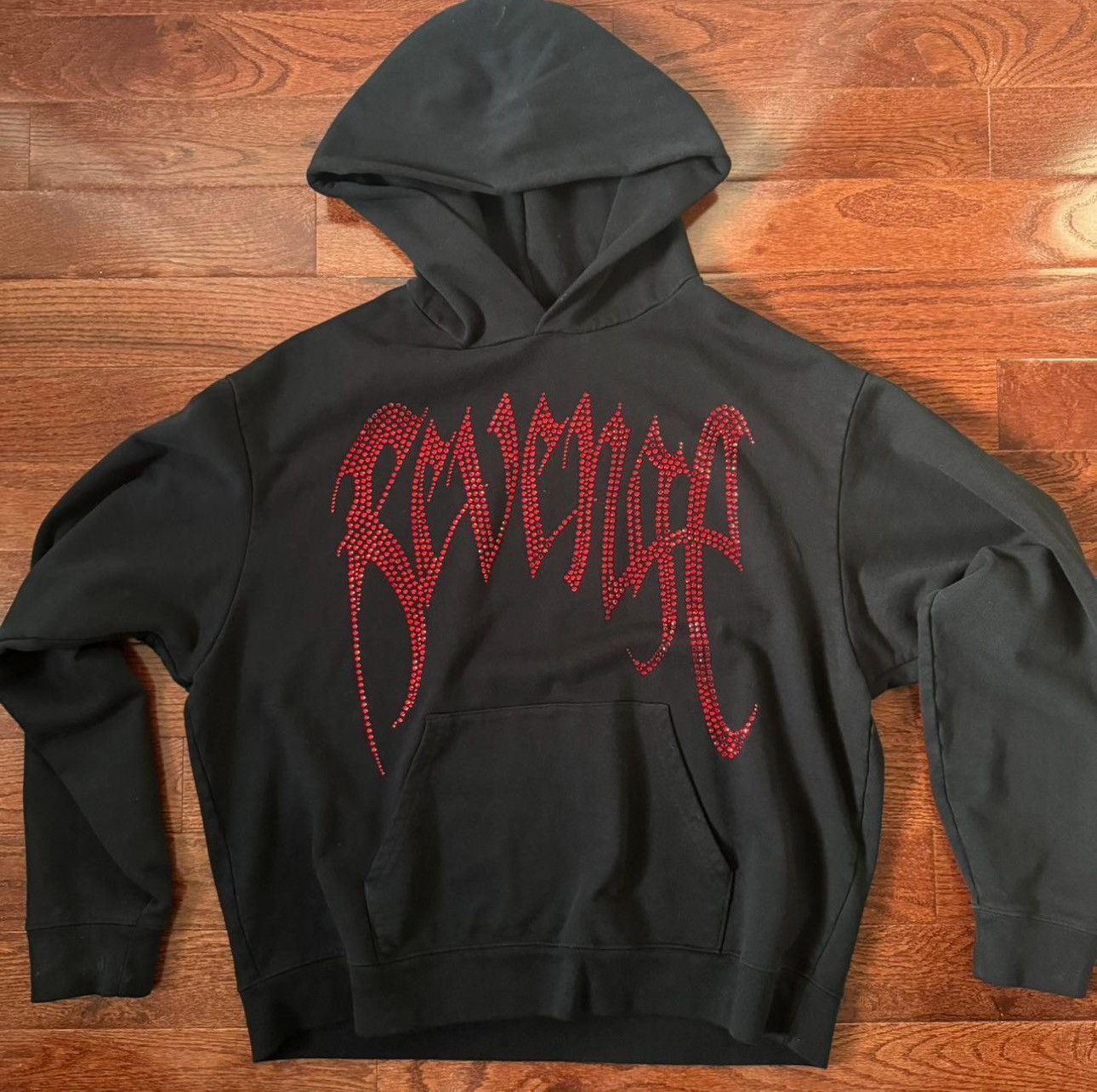 【値下げ】Revange Revenge BLACK, RED RHINESTONE REVENGE XXXTENTACION COLLAB