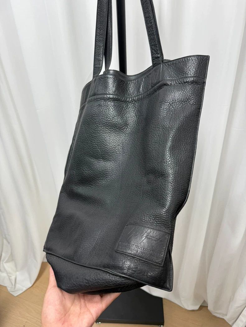 Yohji Yamamoto yohji yamamoto Buckskin zippered logo handbag Size ONE SIZE - 3 Thumbnail