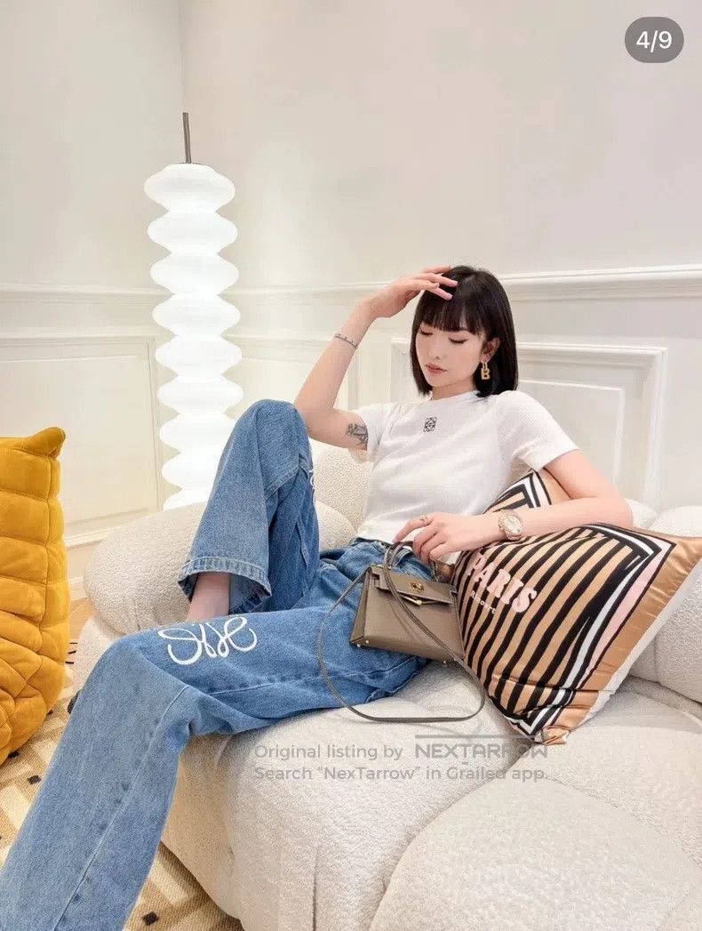Loewe Loewe White Knit Short Sleeve Size S / US 4 / IT 40 - 9 Thumbnail
