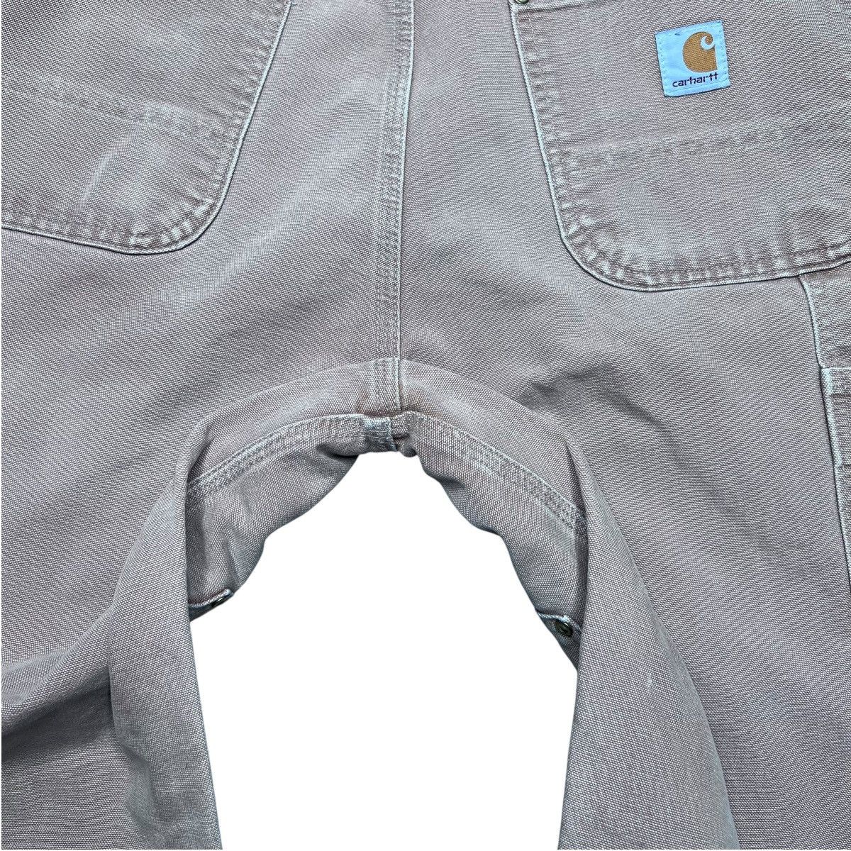 Carhartt Vtg 1990s Carhartt Tan Double Knee Carpenter Dungaree Pants Size US 33 - 11 Thumbnail