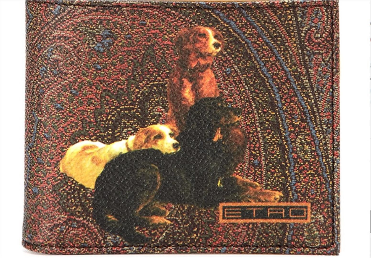 Etro Etro Arnica Bifold Paisley Wallet Dog-Themed Made in Italy Size ONE SIZE - 11 Thumbnail