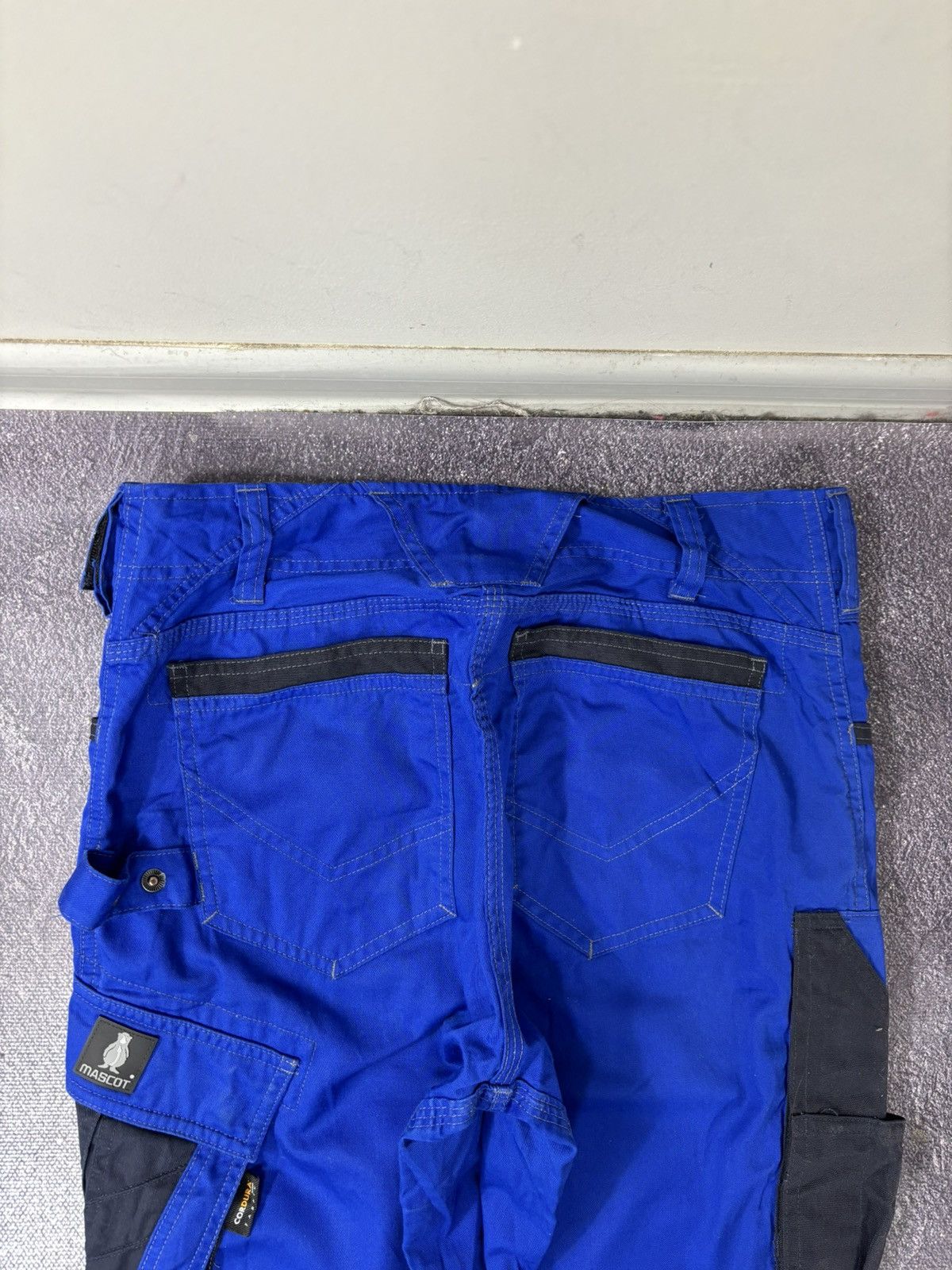 Other Mascot Workwear Blue Heavy Cordura Utility Cargo Pants Size US 30 / EU 46 - 16 Thumbnail