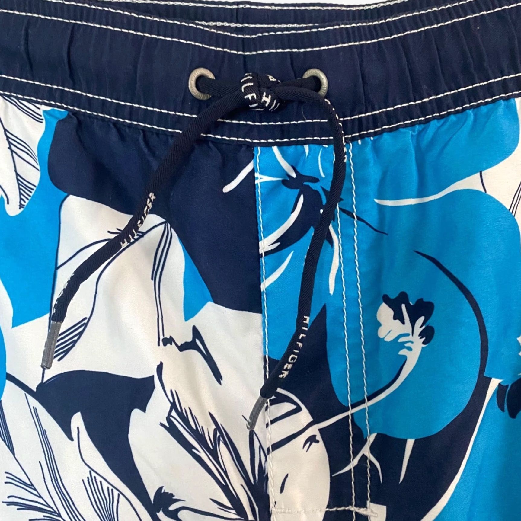 Tommy Hilfiger Tommy Hilfiger Tropical Floral Swim Trunks Men's XL Blue Lined Beach Shorts Size US 36 / EU 52 - 5 Thumbnail