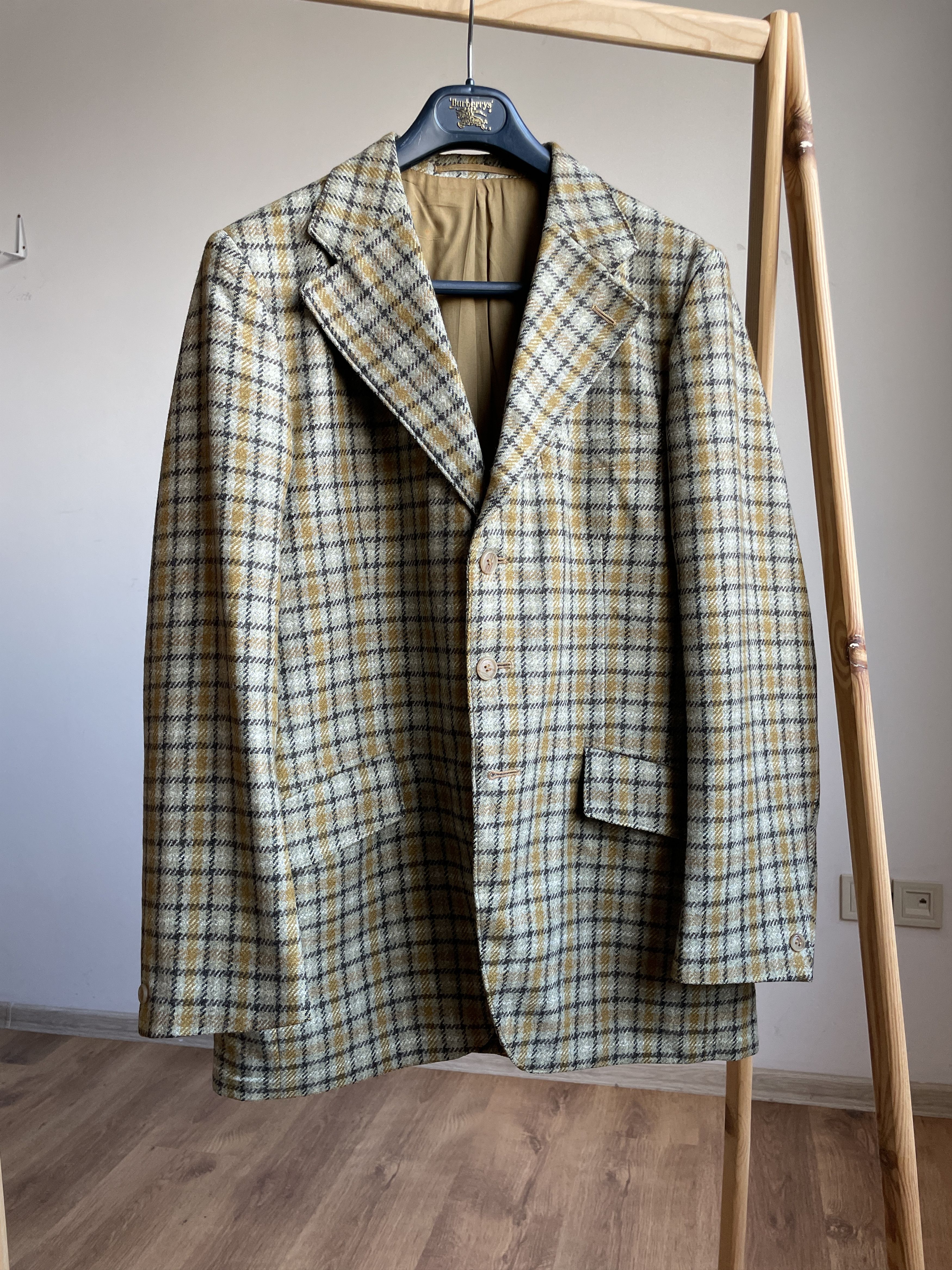 Vintage Gala Forest Scotland Vintage 60's 70's Check Tweed Blazer Size 40R - 1 Thumbnail