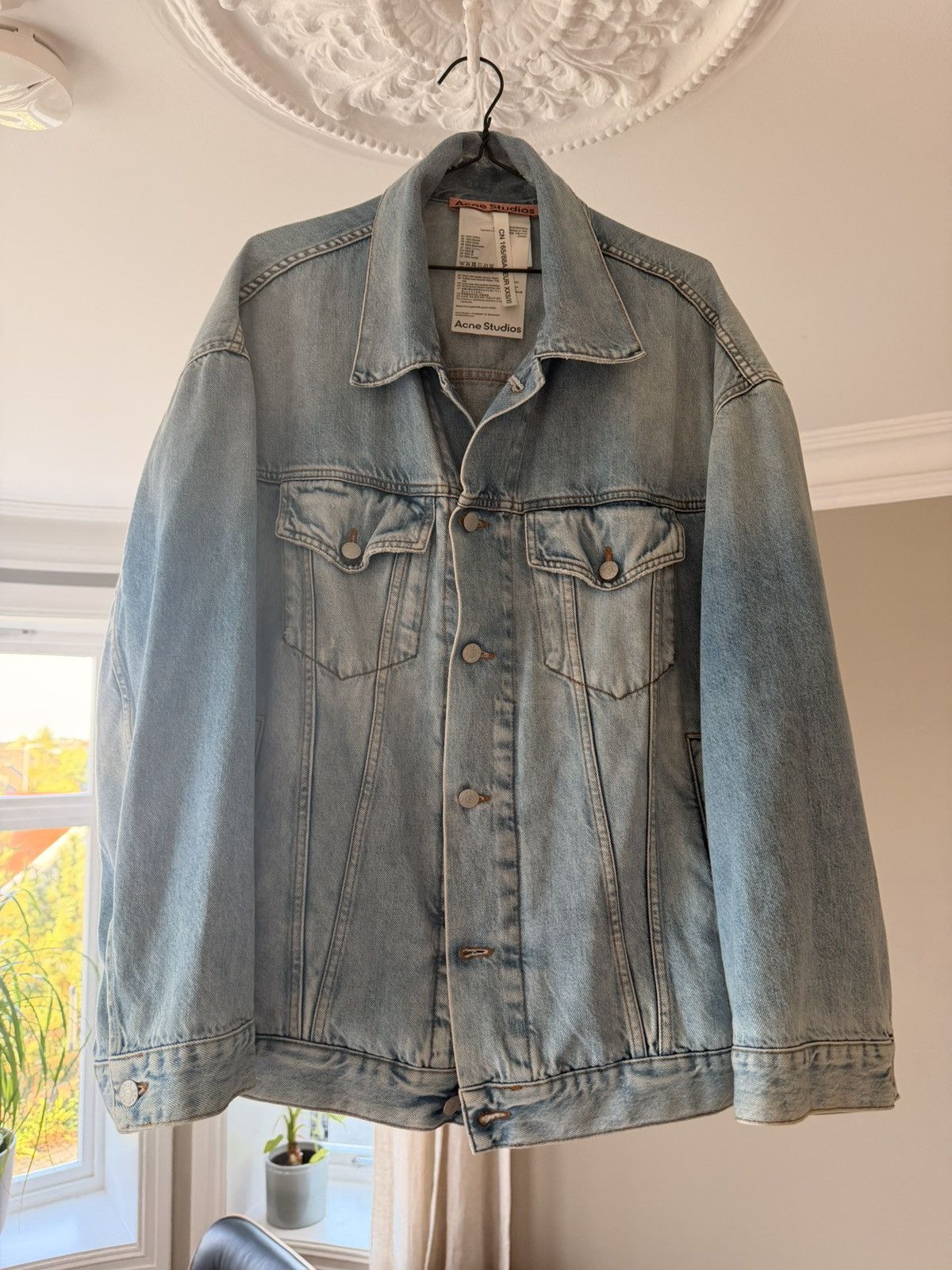Acne Studios Light Blue Vintage 23SS Denim Jacket Size US M / EU 48-50 / 2 - 1 Thumbnail