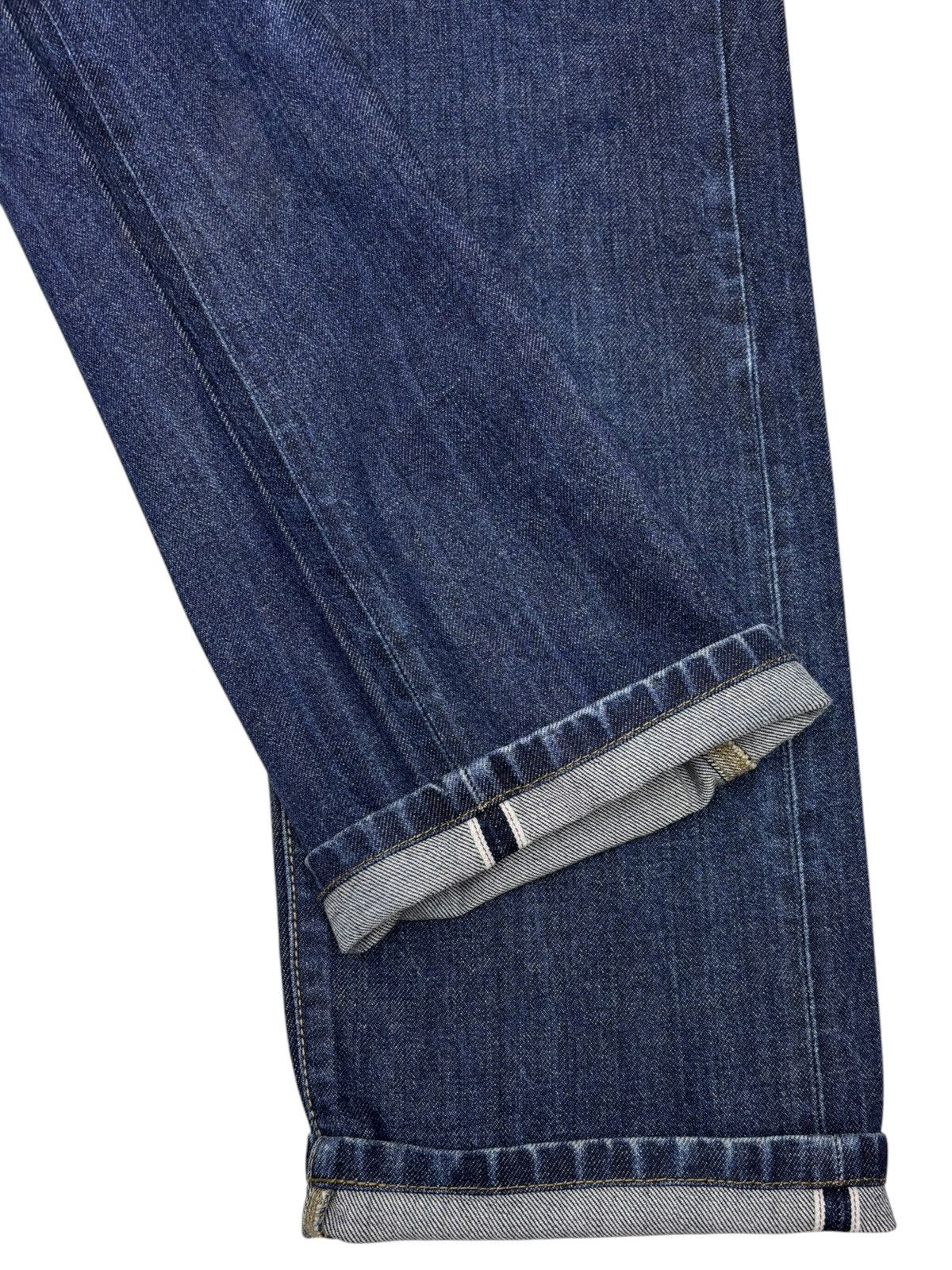 Undercover × Uniqlo Vintage Uniqlo Japan Selvedge Distressed Denim Jeans Size US 35 - 5 Thumbnail