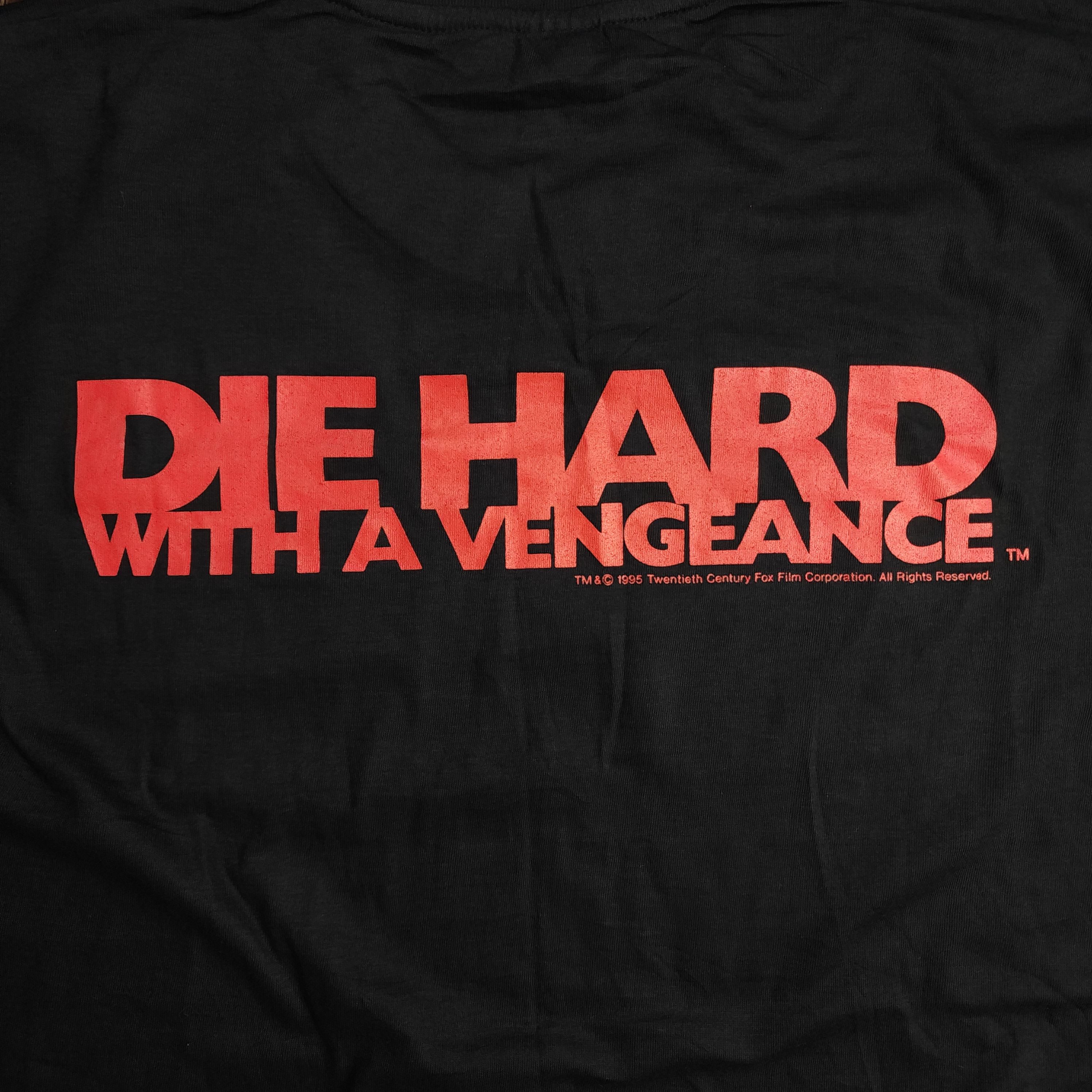 Vintage Vintage Die Hard 1995 With a Vengeance Promo Shirt Movie tee |  Grailed