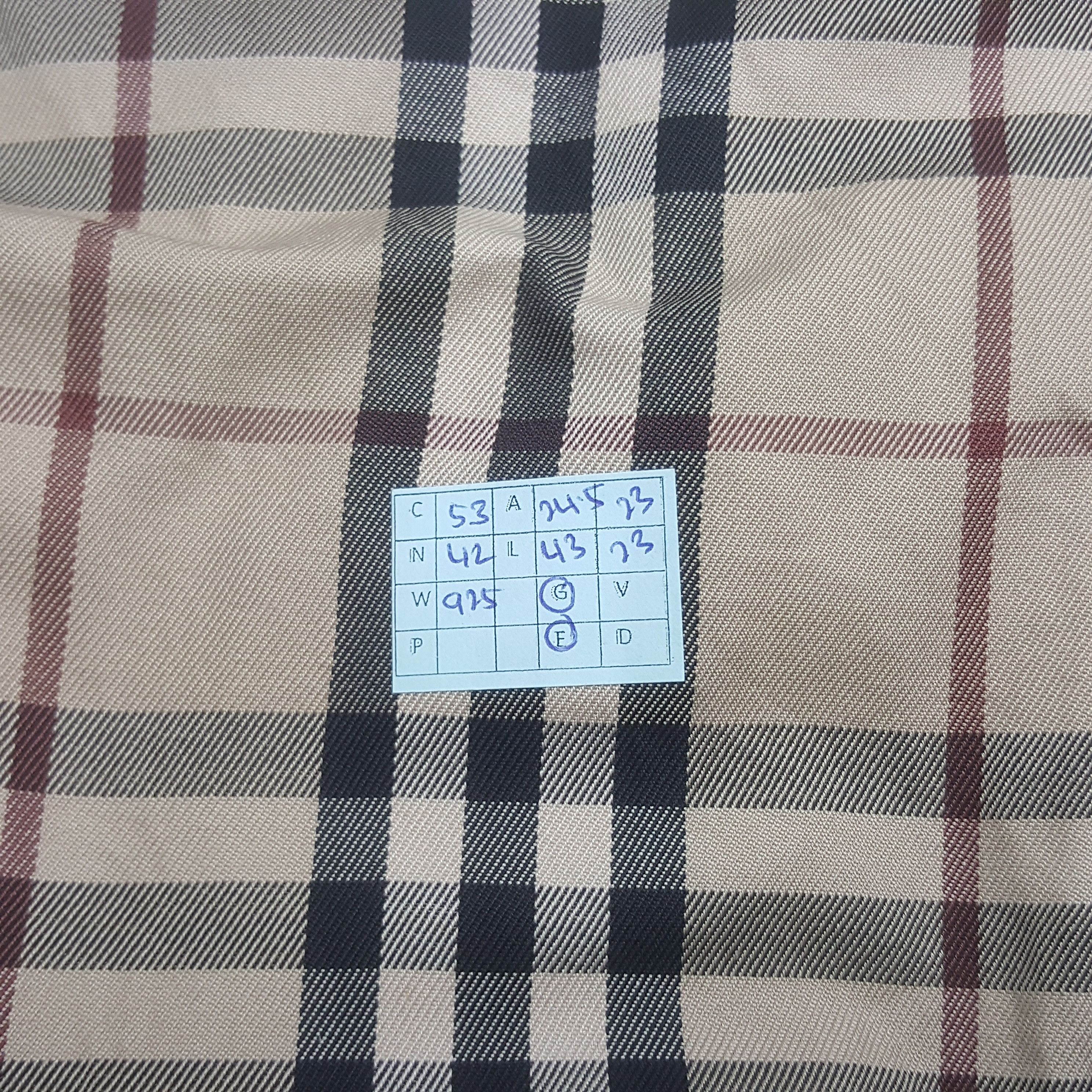 Burberry × Vintage Vintage Burberry London Nova Check Trench Coat Jacket Size US L / EU 52-54 / 3 - 6 Thumbnail