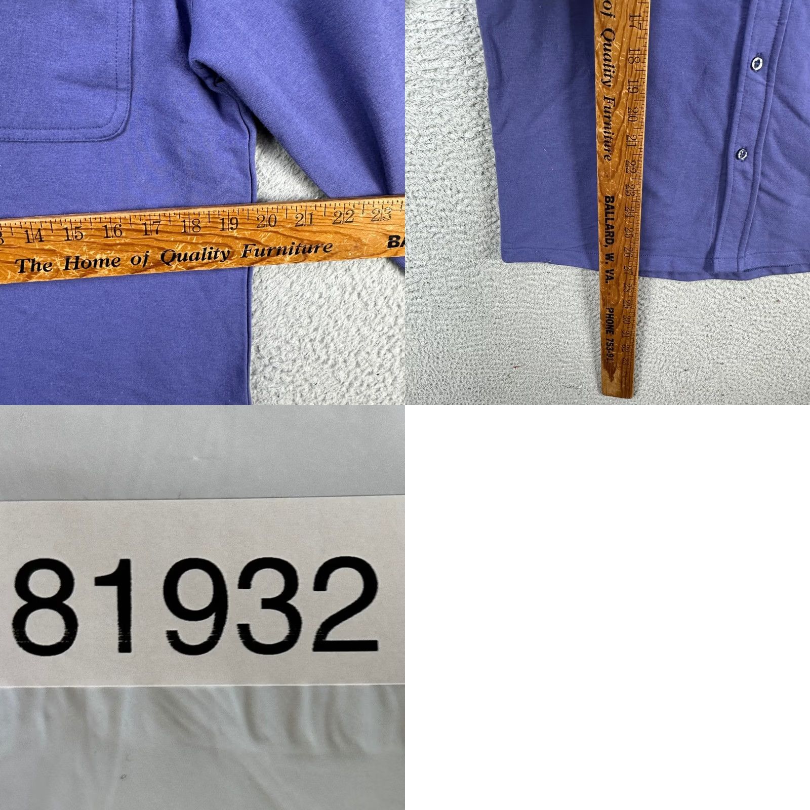 Gap VINTAGE Gap Shirt Button Up Mens Small Blue Knit Flap Pockets Long Sleeve Stretch NEW Size US S / EU 44-46 / 1 - 8 Thumbnail