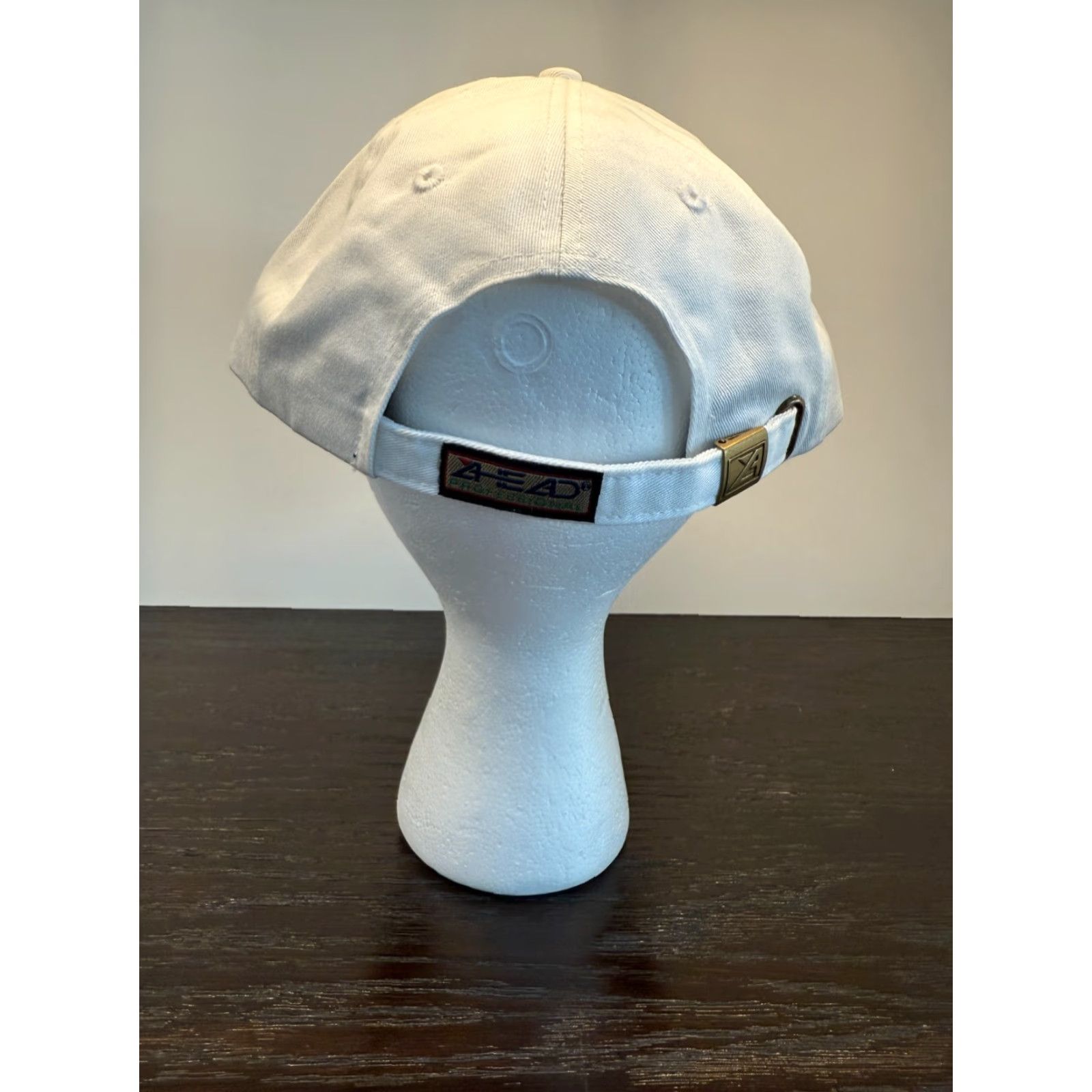 Vintage VINTAGE Ahead NBC Sports Hat One Size White Adjustable Twill Golf Size ONE SIZE - 4 Thumbnail