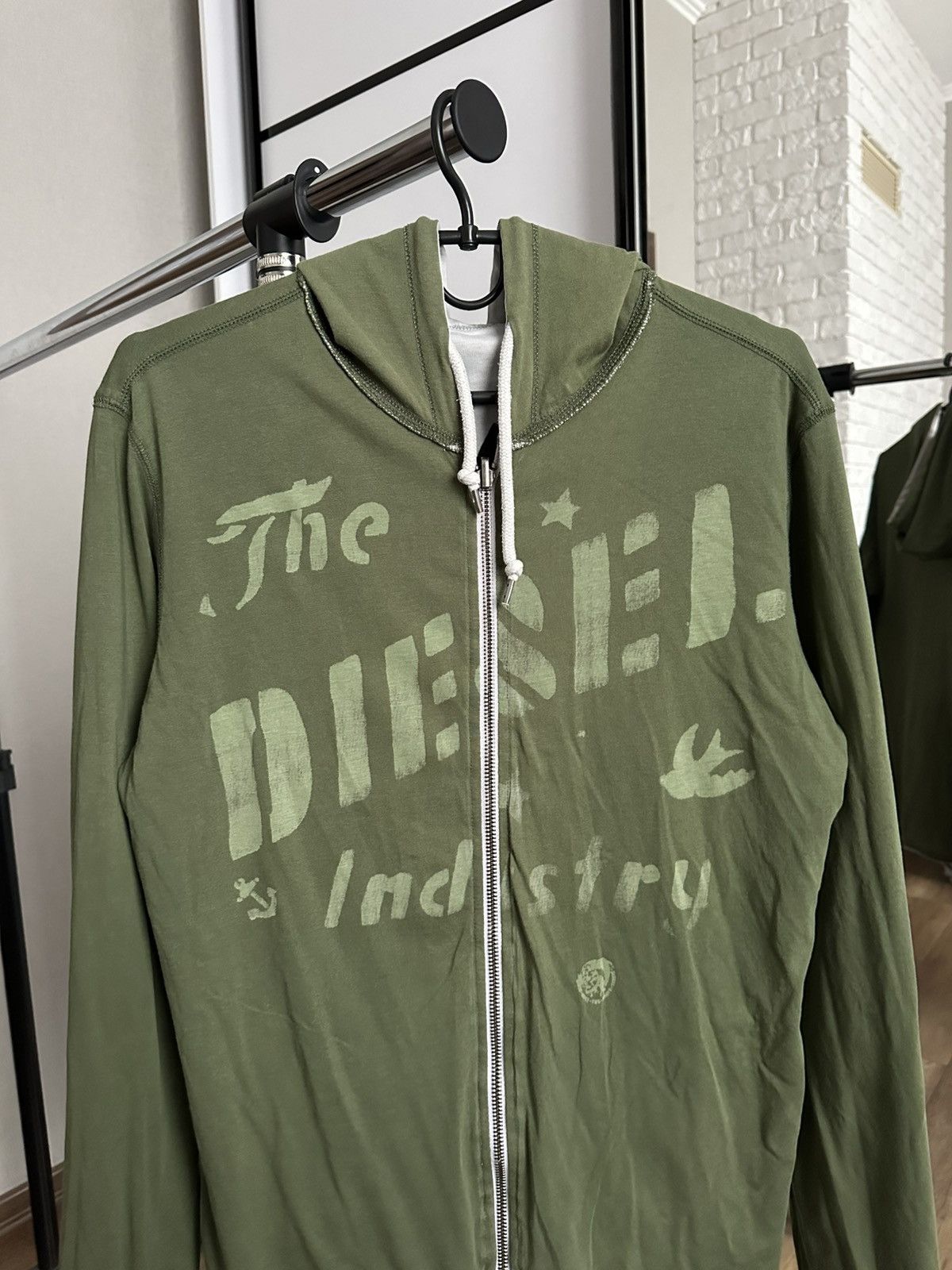 Diesel Diesel Vintage Reversible Zip Hoodie Rare Size US L / EU 52-54 / 3 - 6 Thumbnail