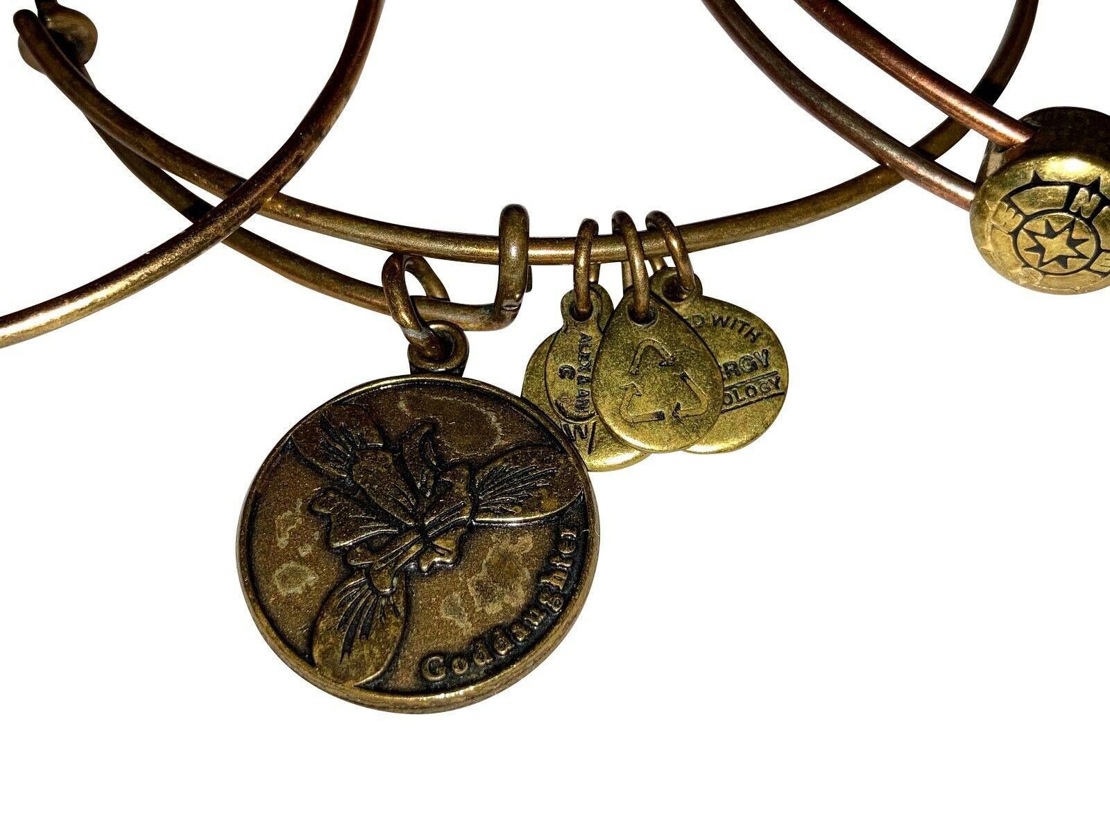 Designer Alex and Ani Goddaughter Flower Compass and Charms Bracelets Size ONE SIZE - 1 Thumbnail