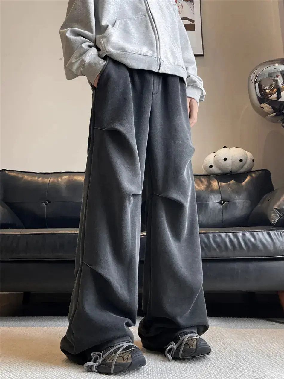 Japanese Brand Retro loose casual wide leg jeans Size US 32 / EU 48 - 1 Thumbnail