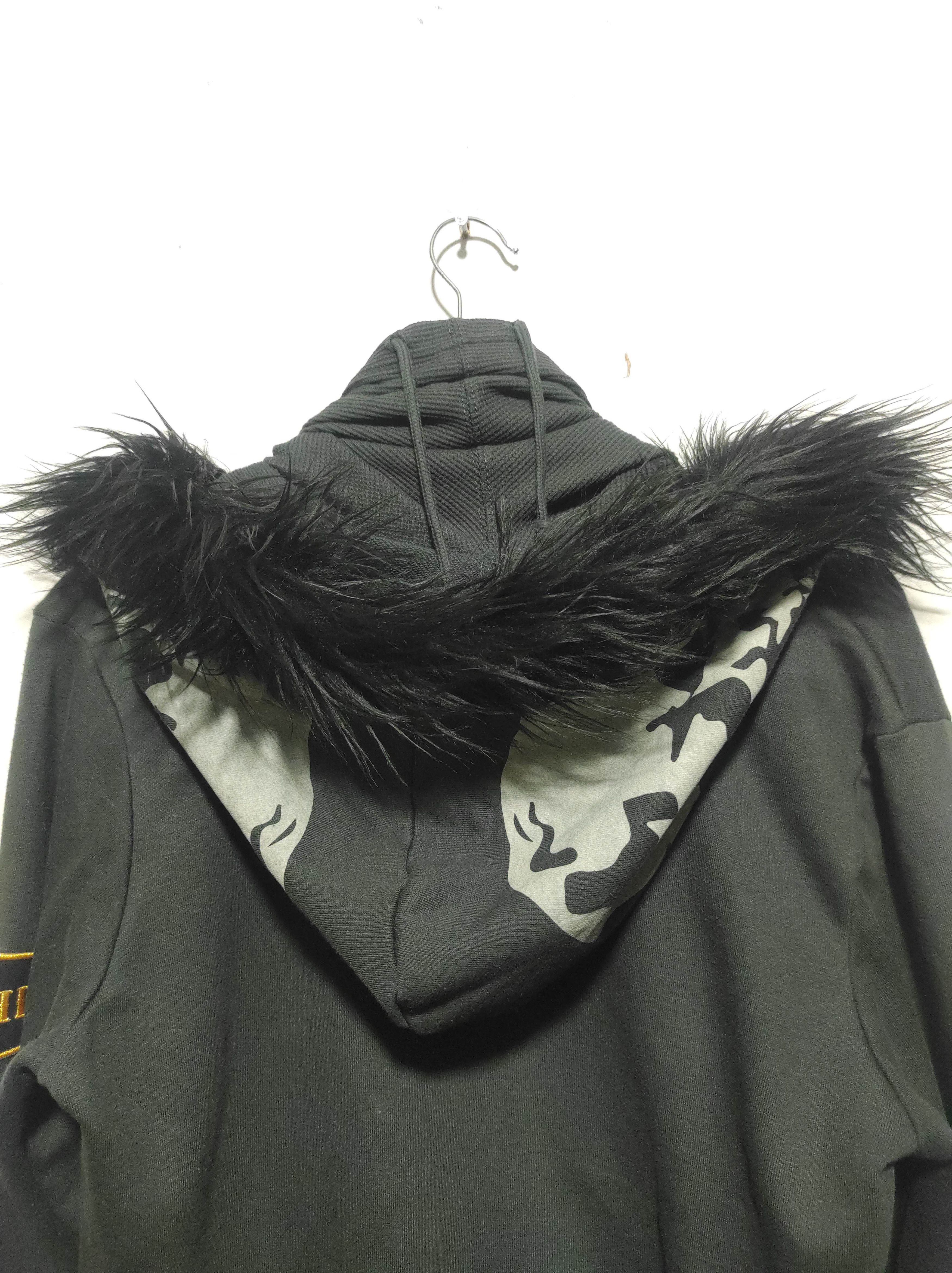 Hysteric Glamour Estilo Mask Skull Zipper Fur Hoodie IfSixWasNine LGB style Size US M / EU 48-50 / 2 - 20 Thumbnail