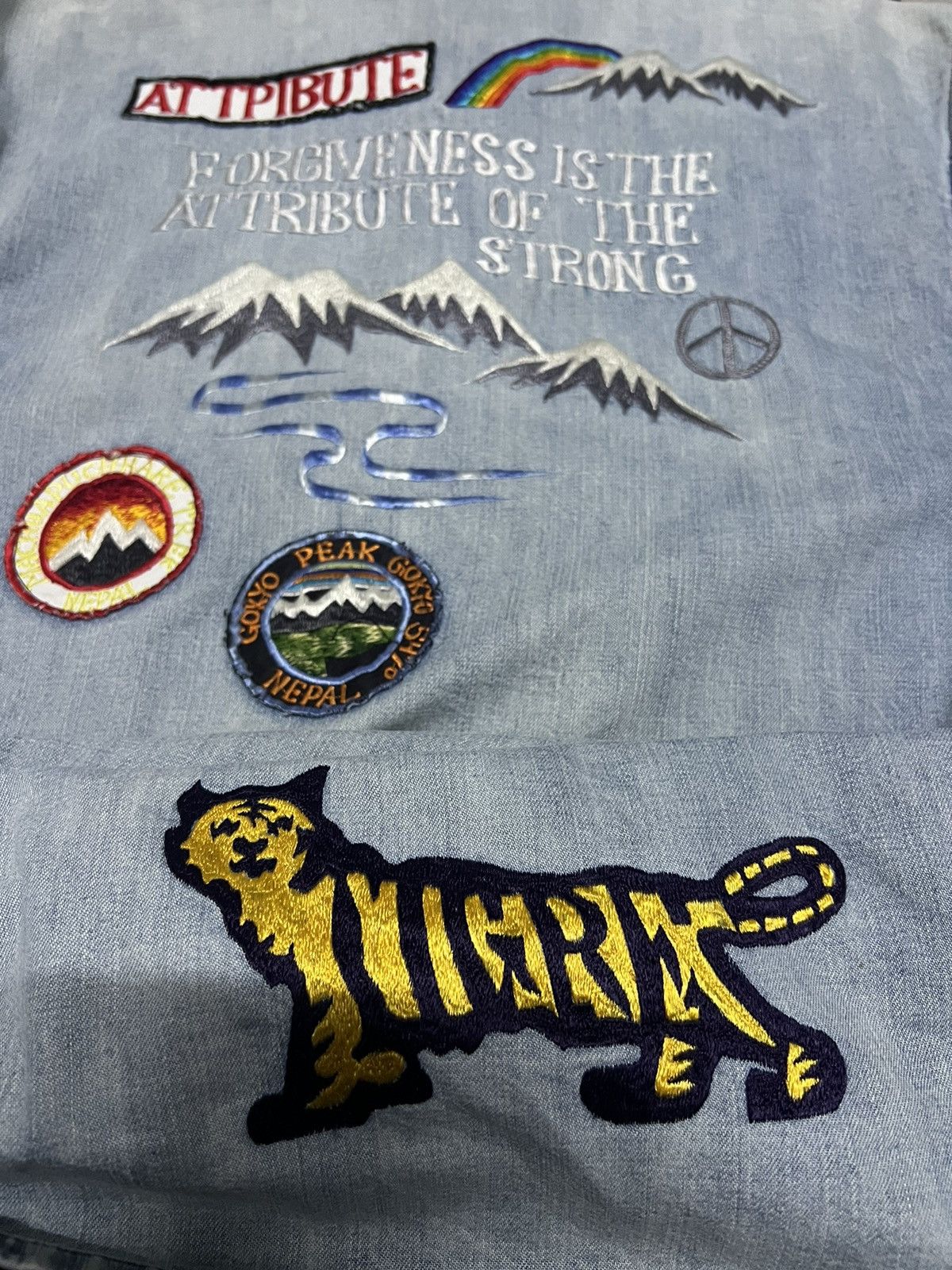Indigo Made In Indigo Worker Embroidery Patches Jacket Size US M / EU 48-50 / 2 - 6 Thumbnail