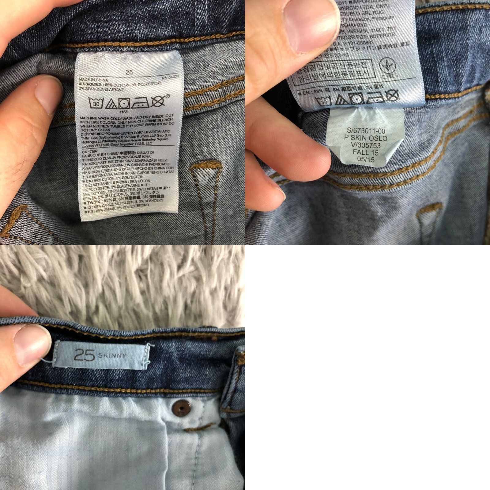 Banana Republic Banana Republic Womens Jeans Skinny Mid Rise 25 Medium Wash Blue Denim 5-Pocket Regular Size 42" / US 20 - 8 Thumbnail