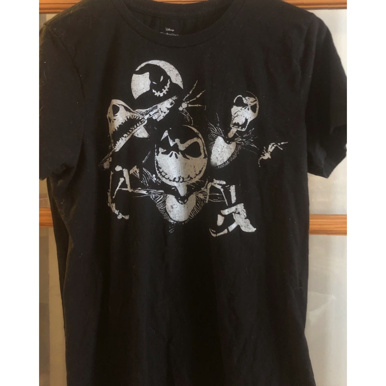 Disney Disney The Nightmare Before Christmas Shirt Mens M Black Tee Jack Skellington Halloween Movie Shirt Mens Size US M / EU 48-50 / 2 - 2 Thumbnail