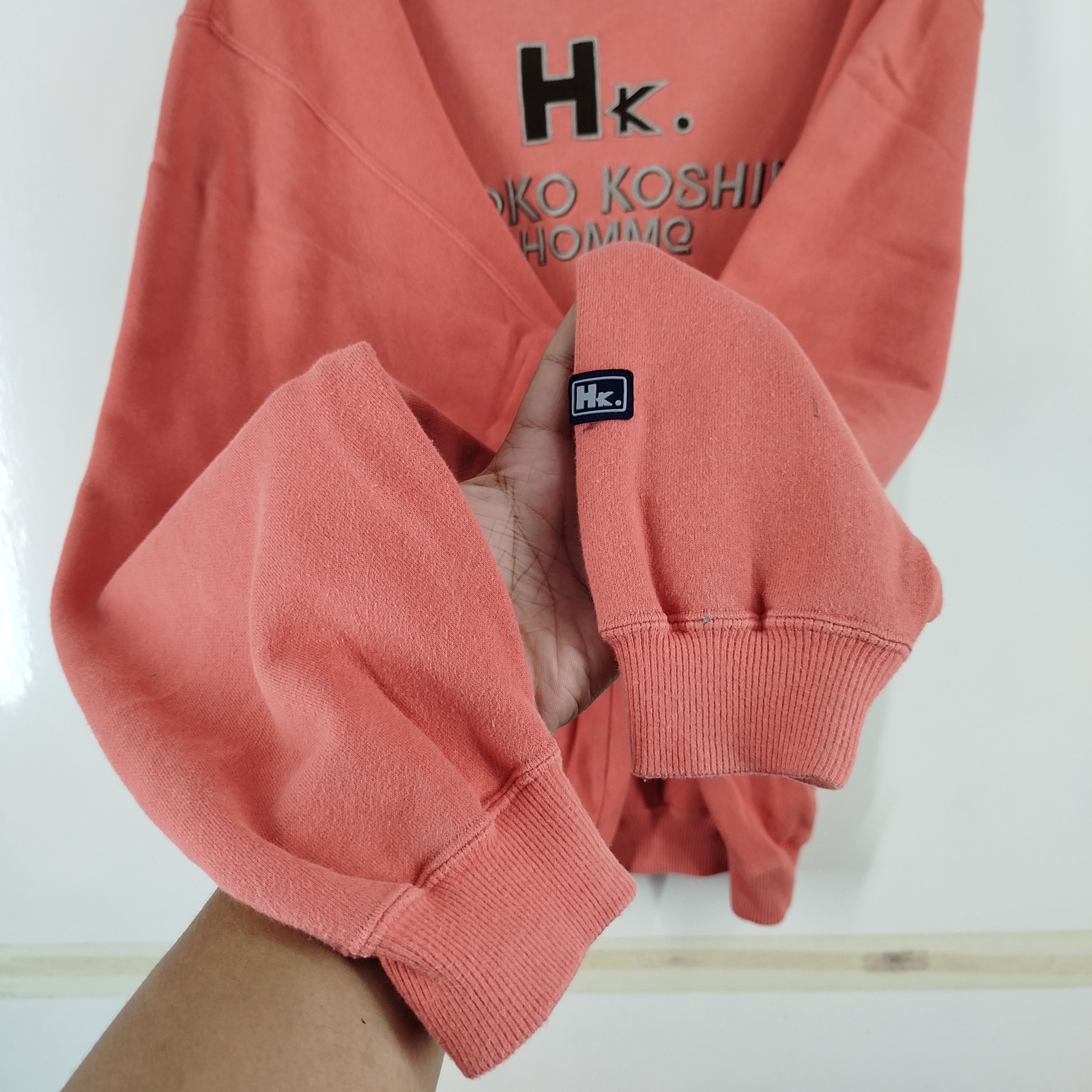 Designer × Hiroko Koshino Homme × Japanese Brand Hiroko Koshino Homme Embroidery Big Spell Out Made In Japan Size US L / EU 52-54 / 3 - 5 Thumbnail