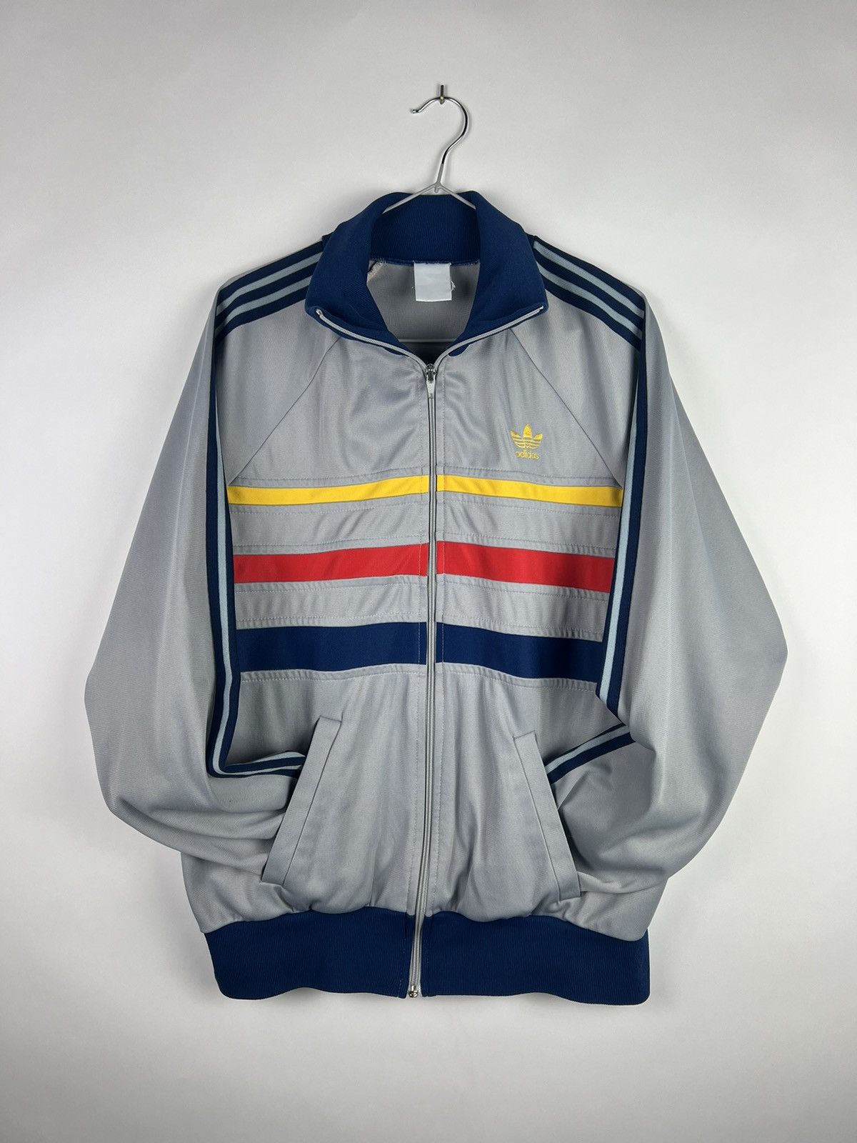 Adidas vintage jacket zip hoodie 80s 90s