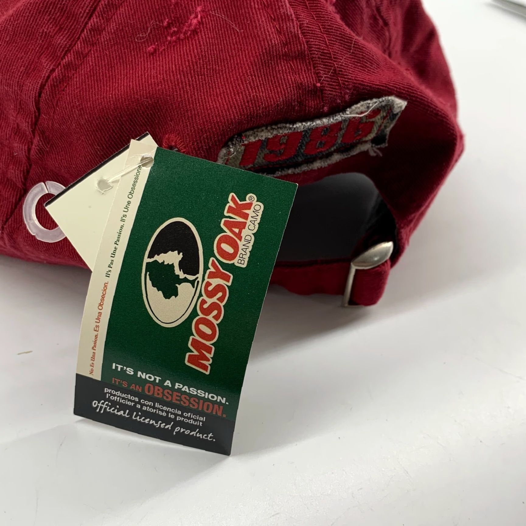Vintage Sportsman's Warehouse Baseball Hat Men's Red Mossy Oak Adjustable One Size NWT Size ONE SIZE - 5 Thumbnail