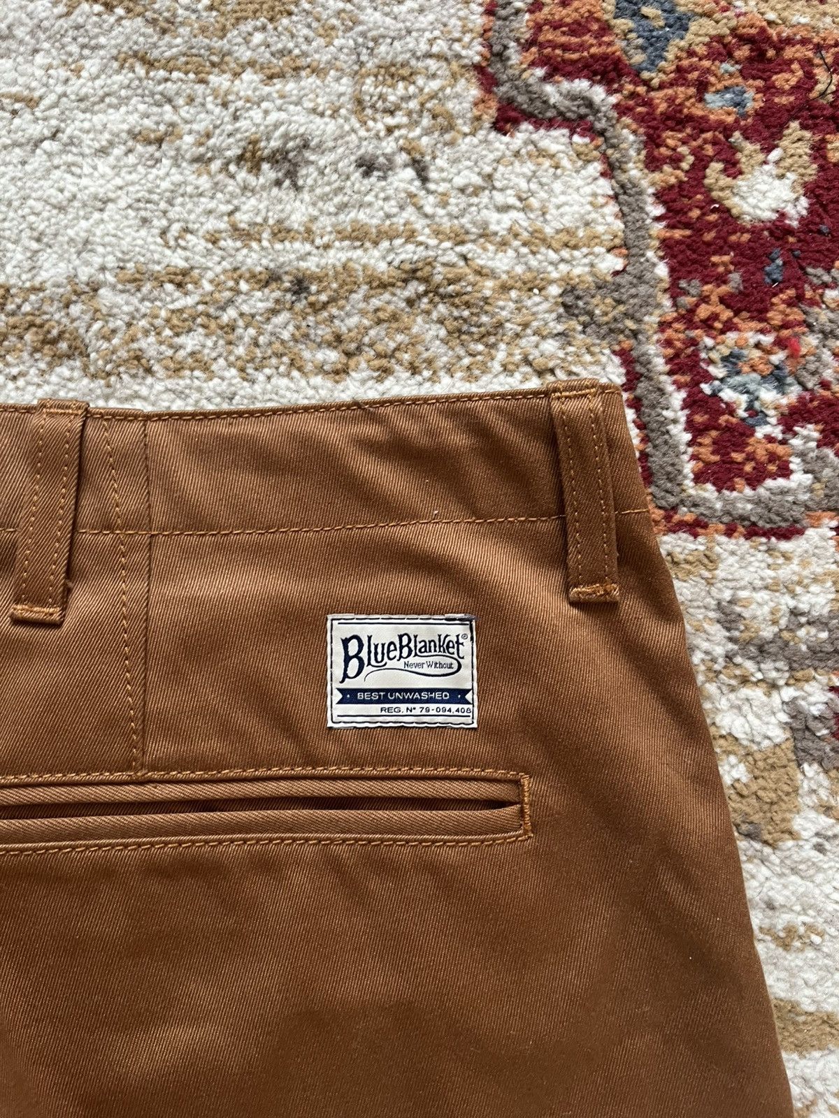 Blue Blanket Blue Blanket chino mustard pants high quality trousers Size US 40 / EU 56 - 4 Thumbnail